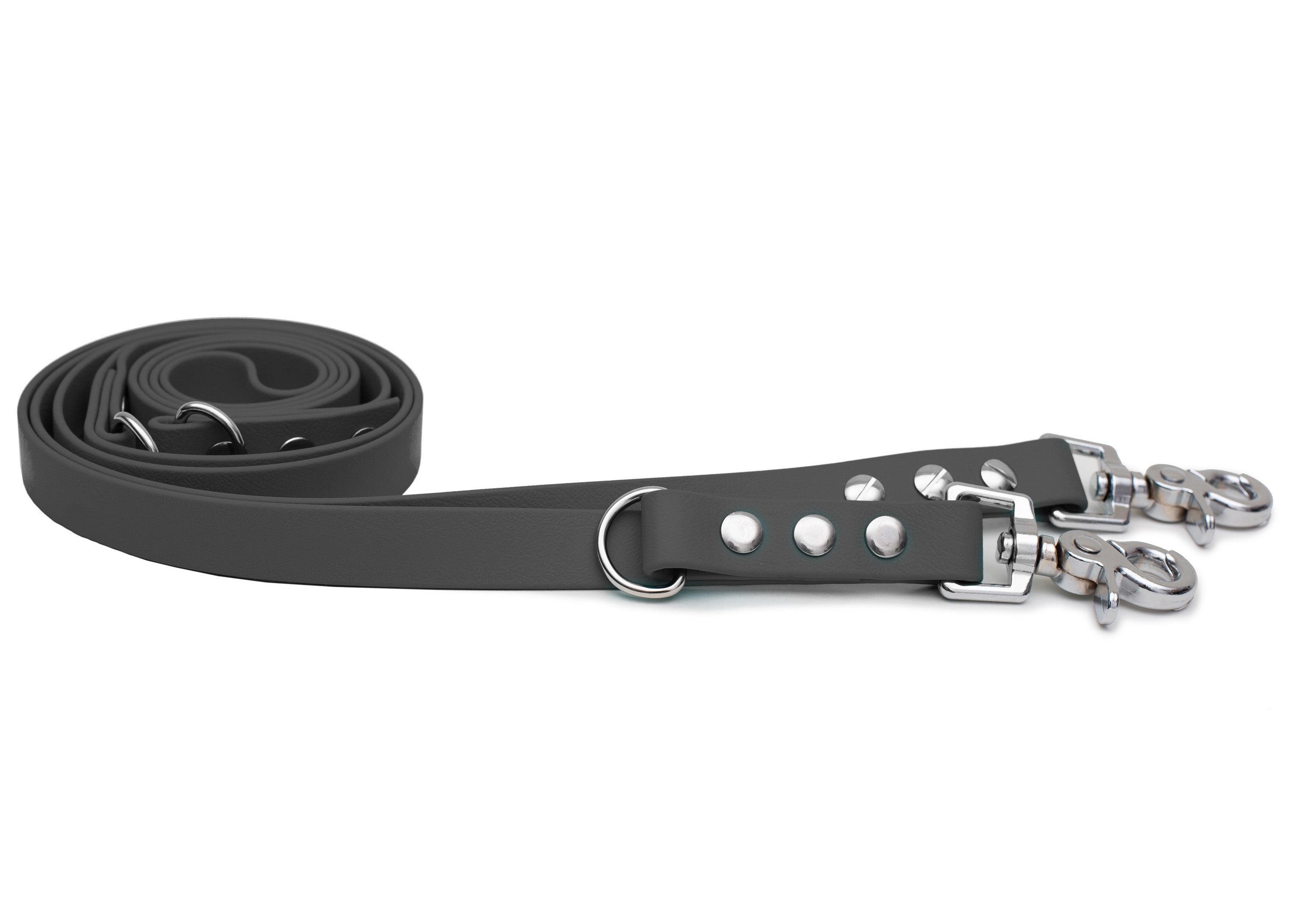Biothane leash Grey
