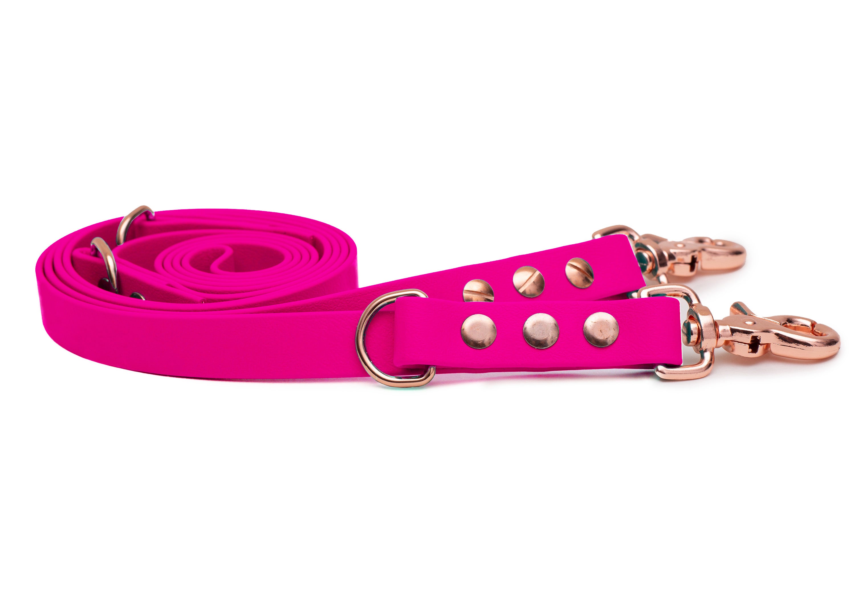 Pink Biothane leash