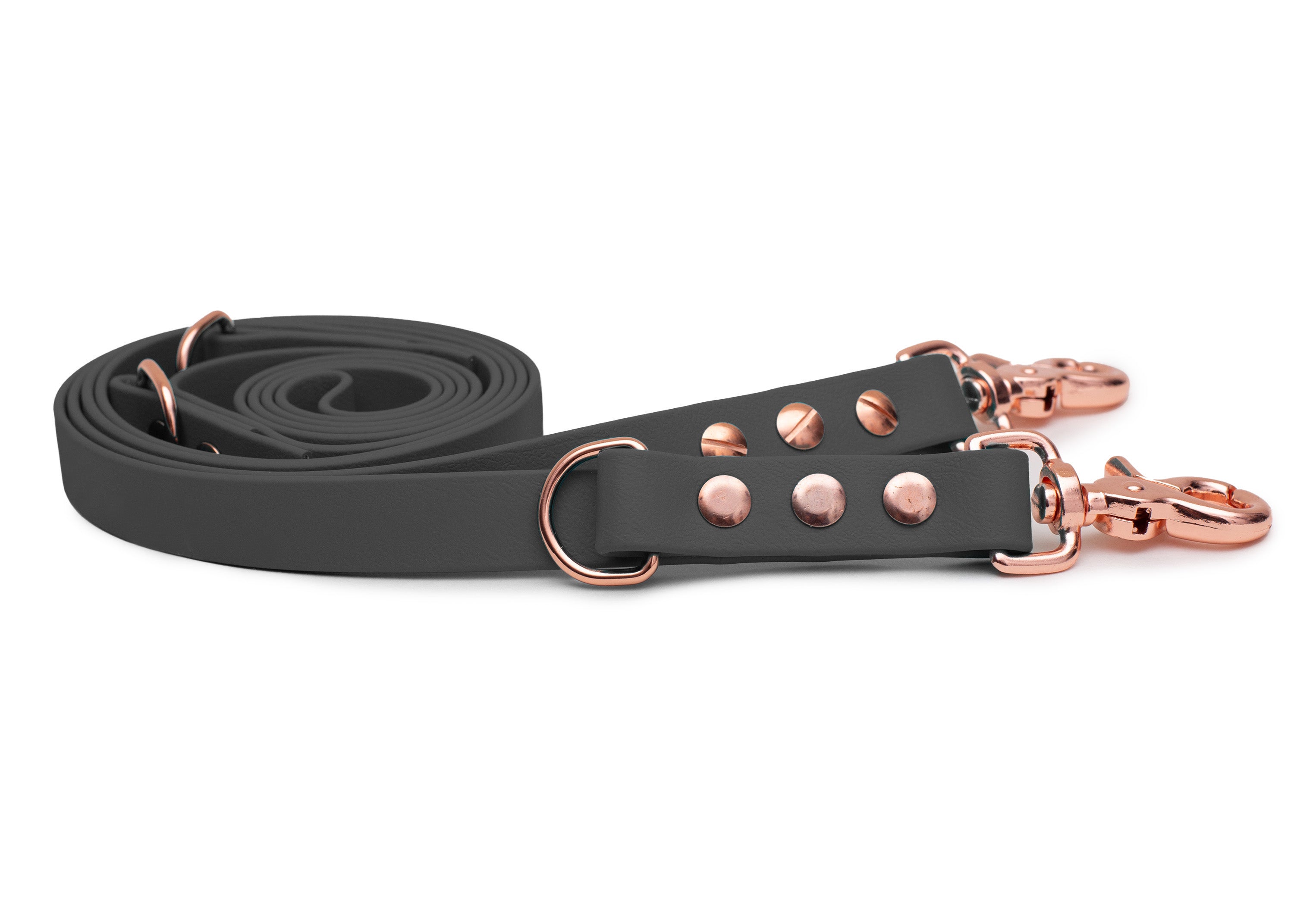 Biothane leash Grey