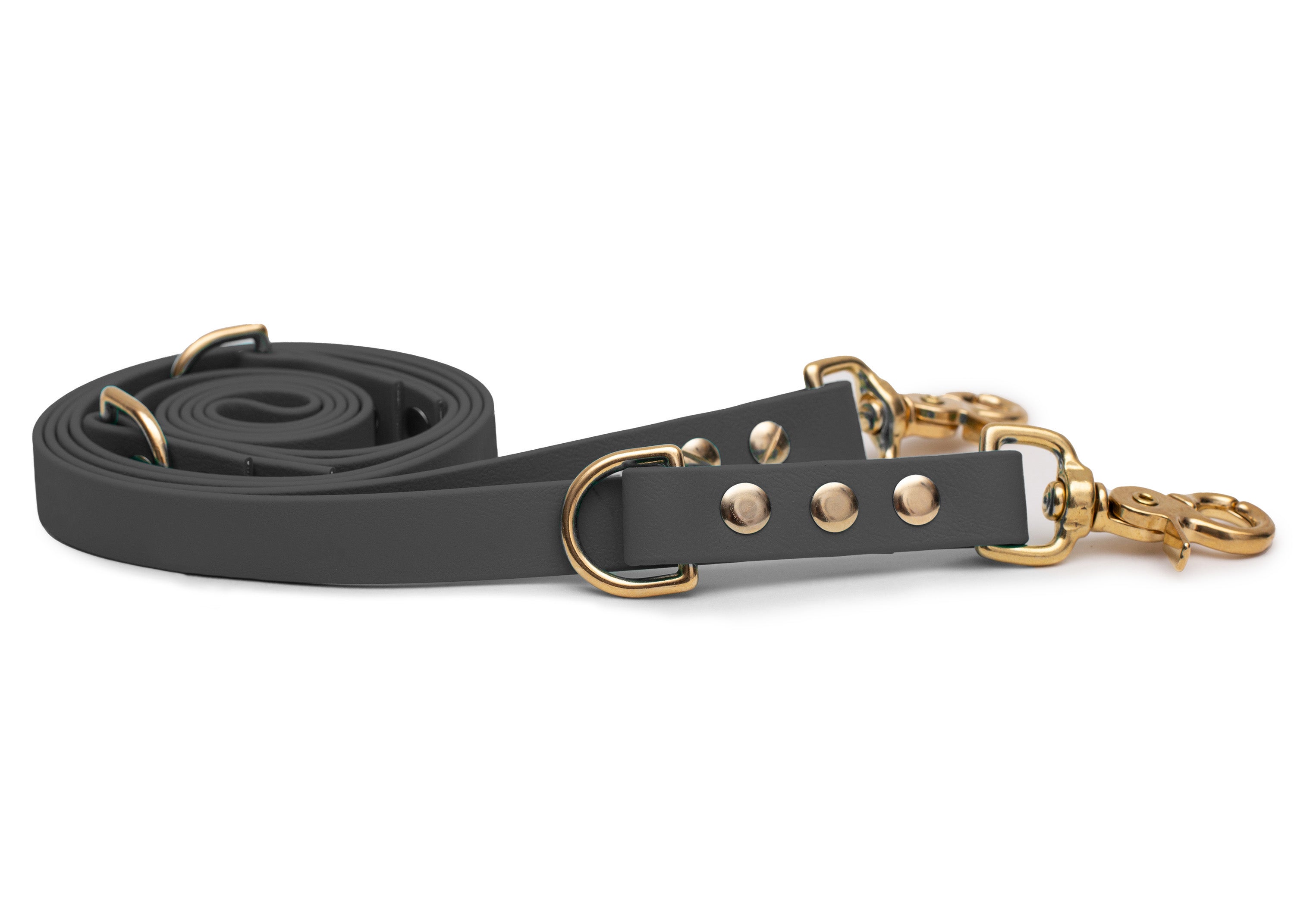 Biothane leash Grey