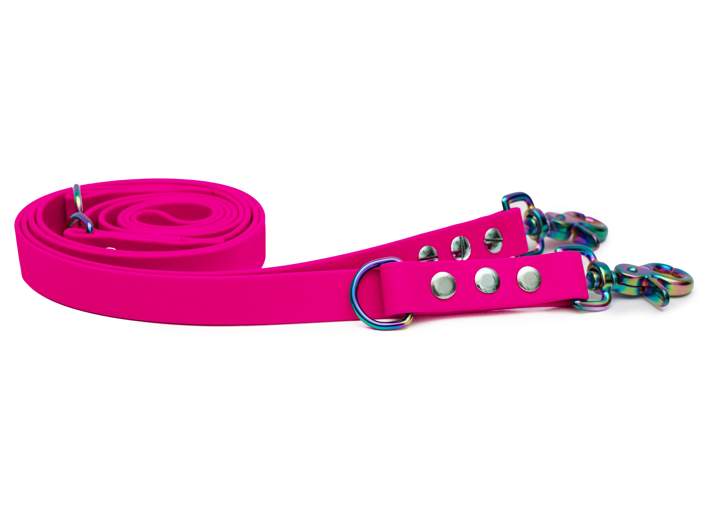 Pink Biothane leash