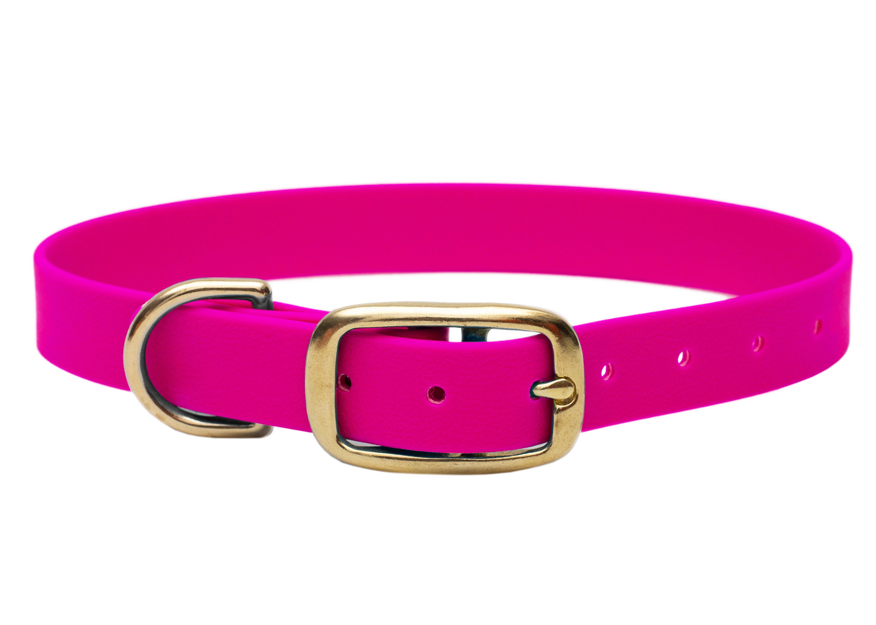 Biothane Halsband Pink