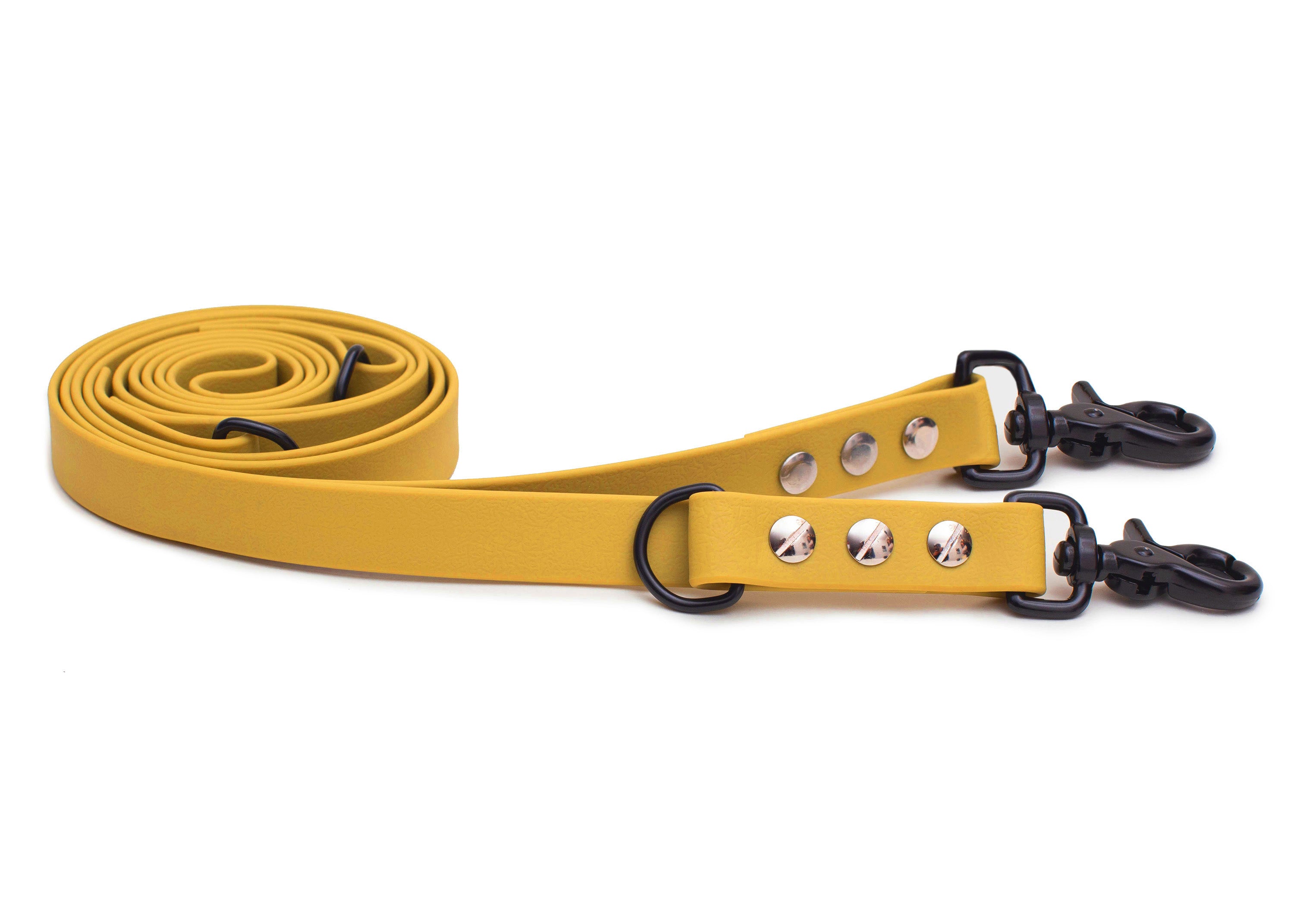 Biothane leash, sun yellow