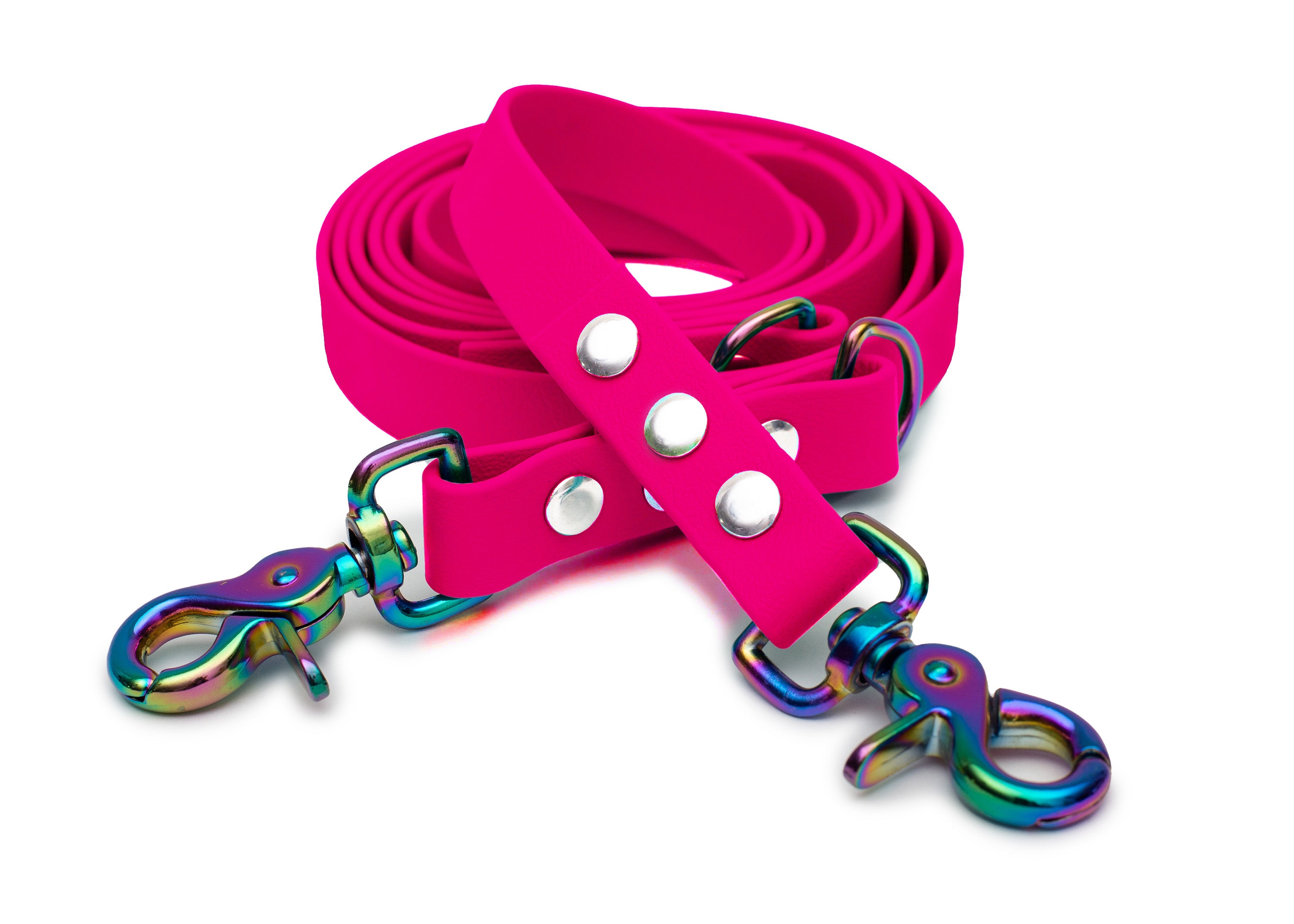 Pink Biothane leash