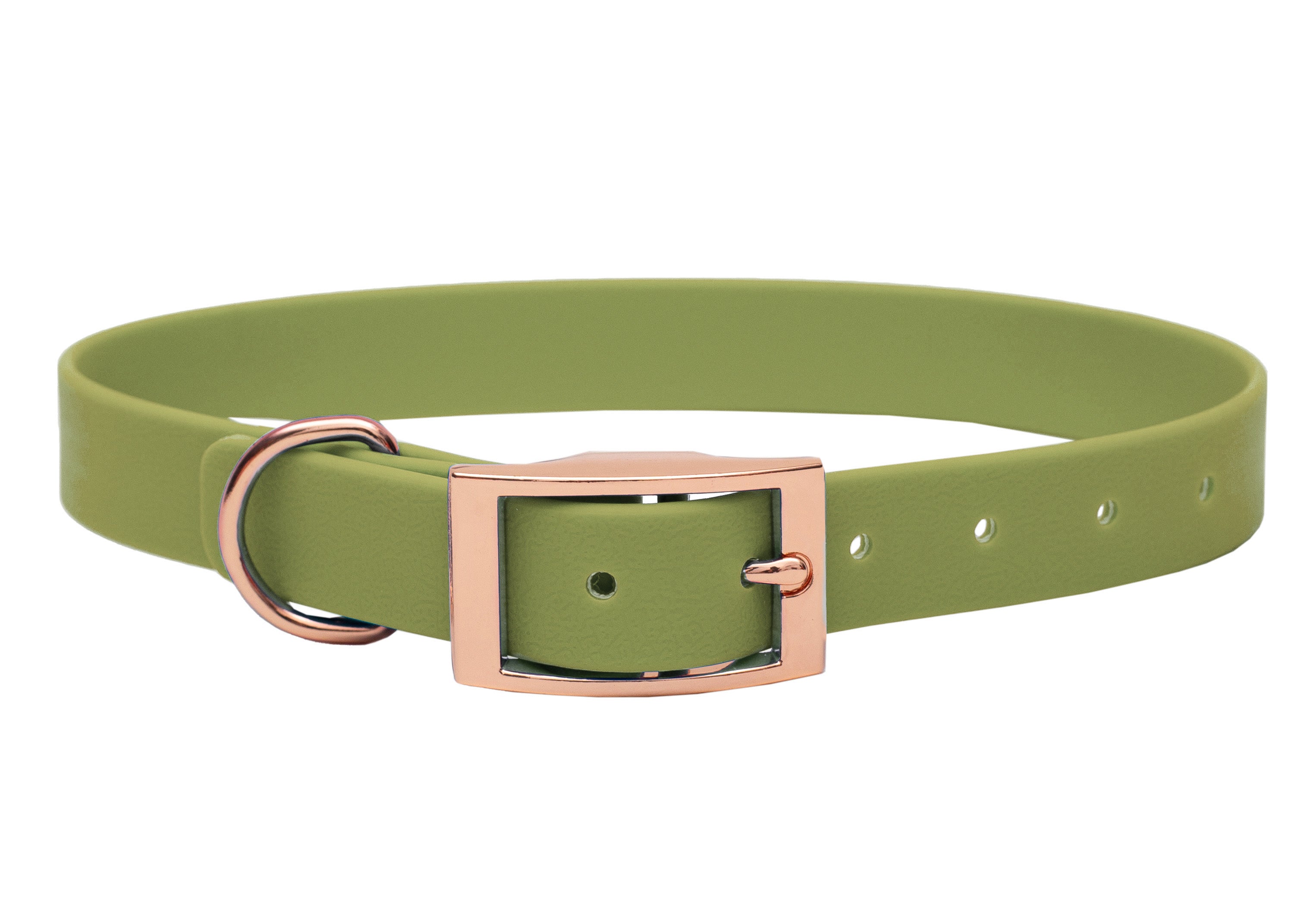 Biothane Halsband Khaki