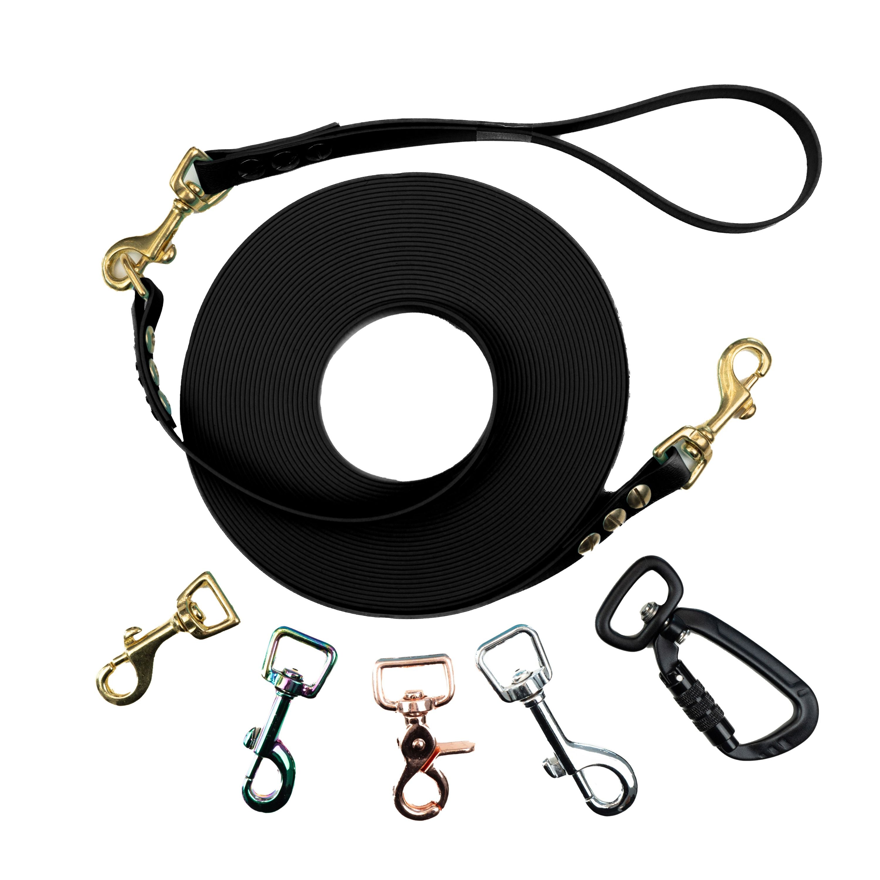 Schleppleine mit abnehmbarer Handschlaufe in Schwarz I EMMY & PEPE – EMMY&PEPE