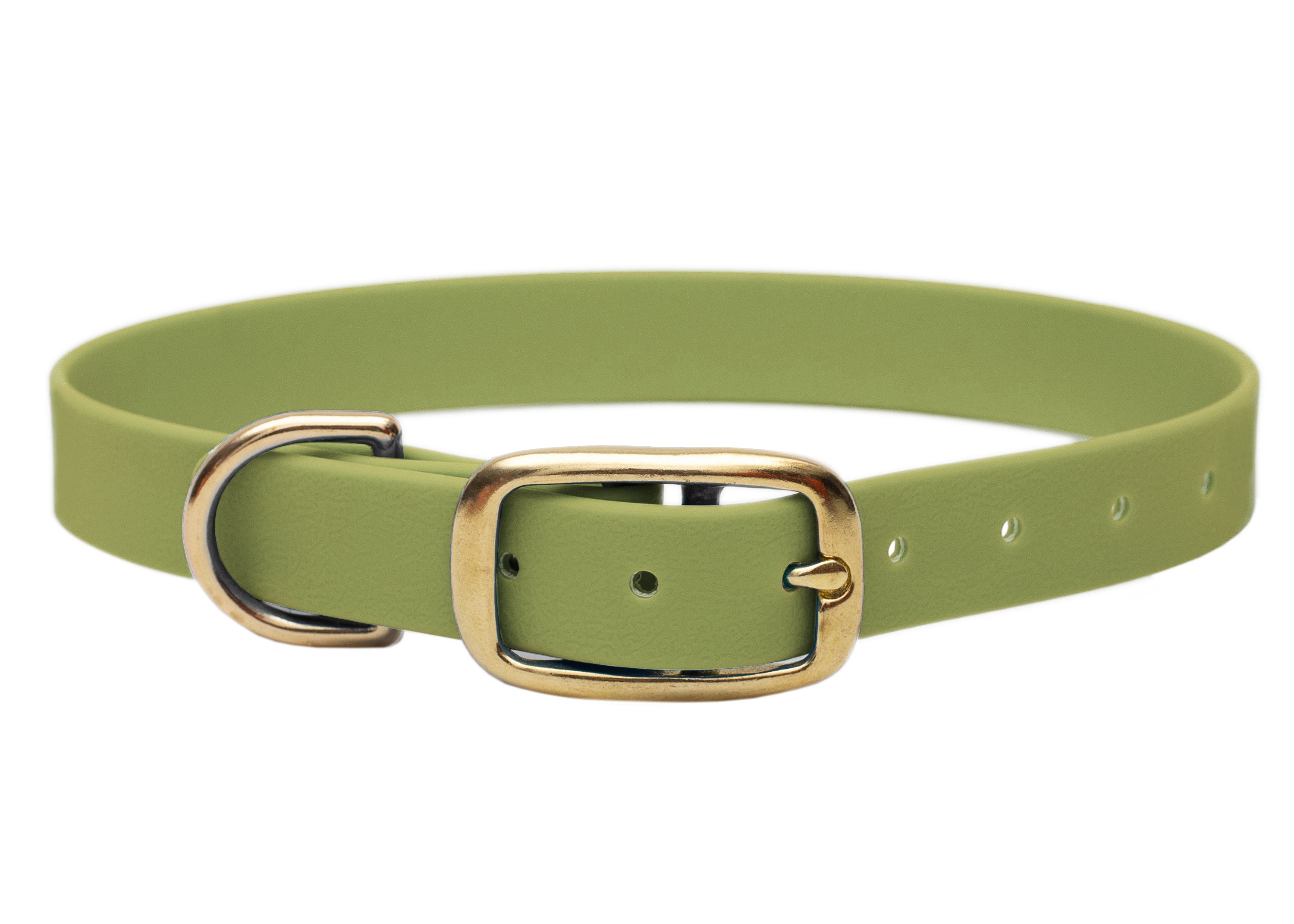 Biothane Halsband Khaki