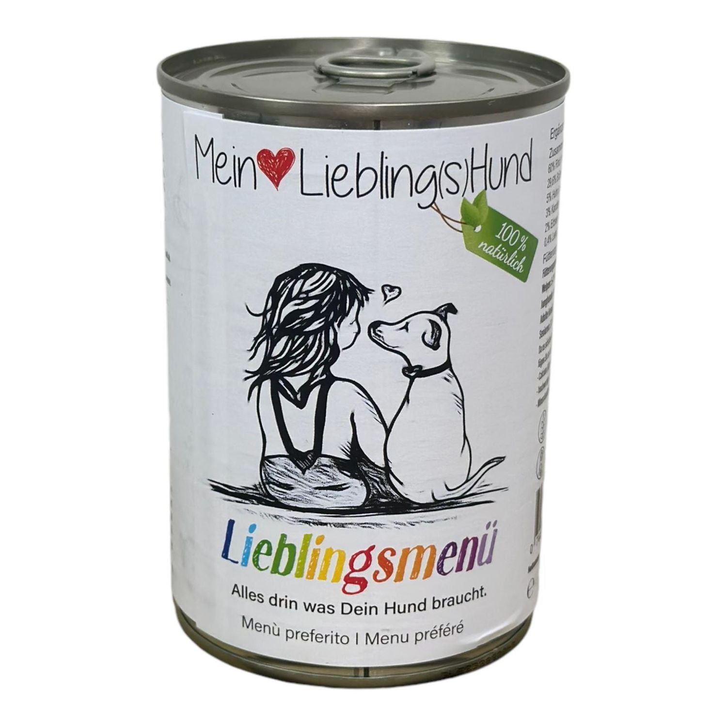 Lieblingshund Lieblingsmenü