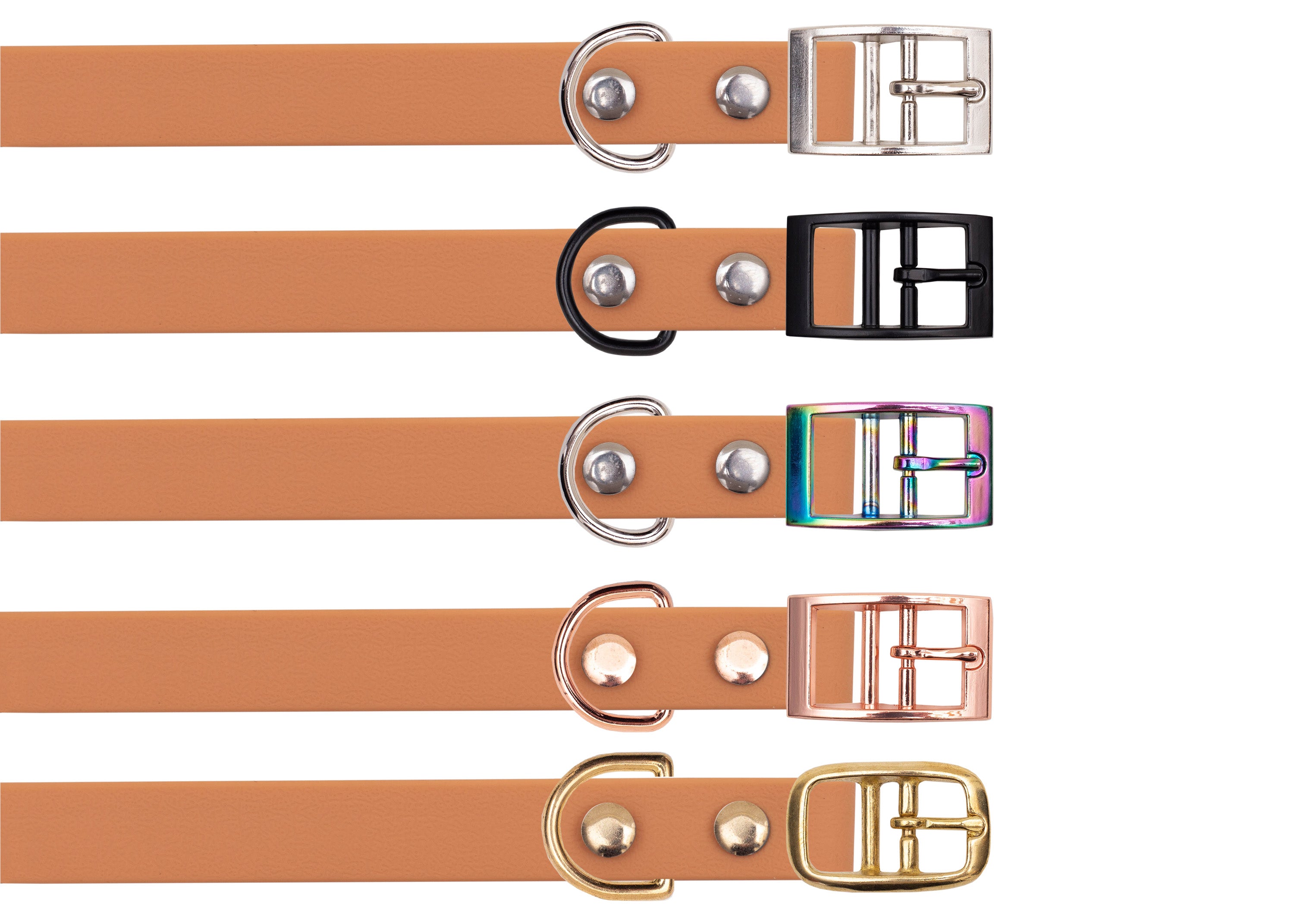 Biothane Halsband Farbe Cognac Gold / XS (20-25cm),Gold / S (25-33cm),Gold / M (33-40cm),Gold / L (39-49cm),Gold / XL (49-59cm),Gold / XXL (59-69cm),Schwarz / XS (20-25cm),Schwarz / S (25-33cm),Schwarz / M (33-40cm),Schwarz / L (39-49cm),Schwarz / XL (49-59cm),Schwarz / XXL (59-69cm) Dark Salmon
