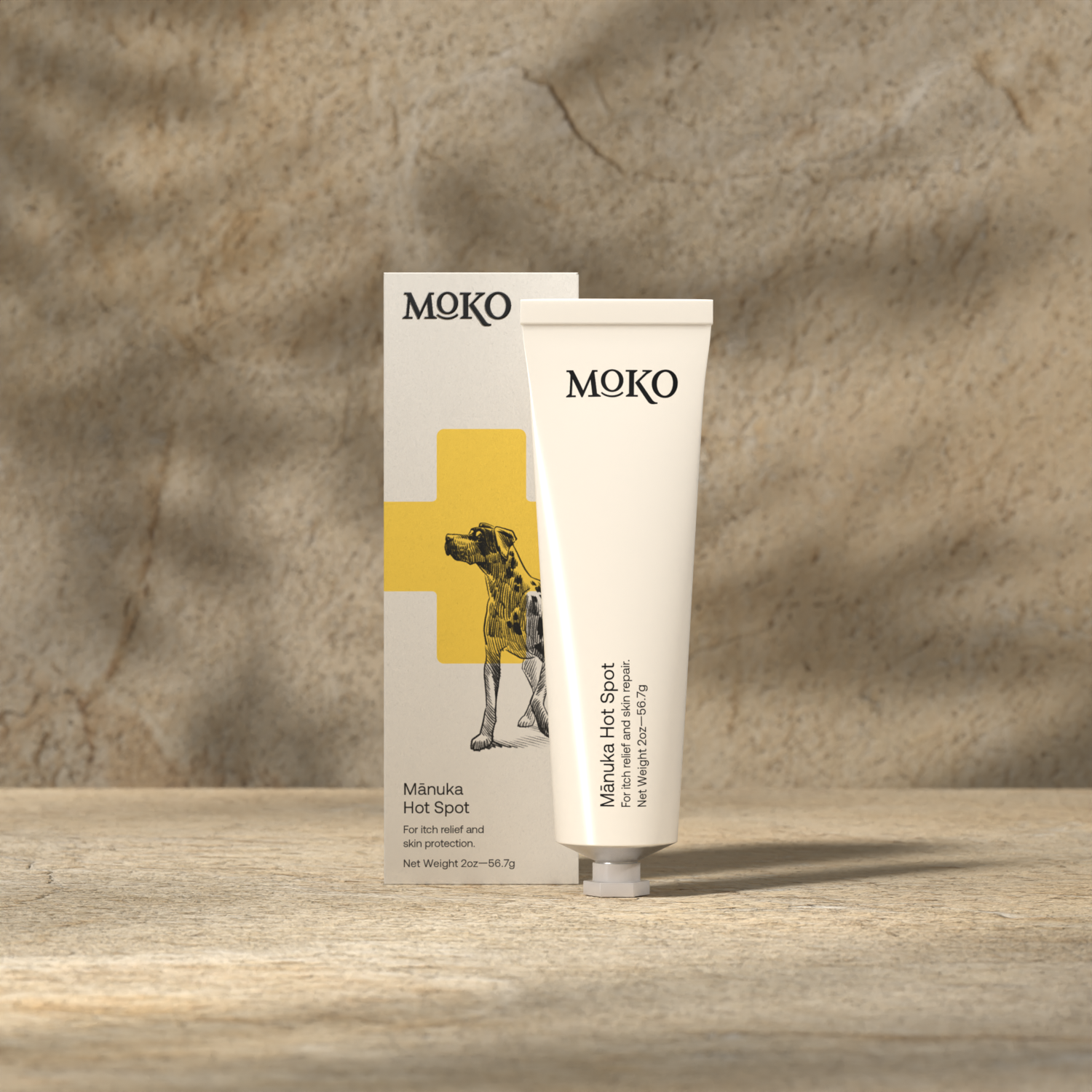 Moko® Mānuka Hot Spot - Natürliches Heilsalbe für Hautirritationen bei Hunden