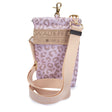 Gassitasche Wau-to-go Leo Creme in hellem Leo Muster in Creme und beige mit Schultergurt und mehreren praktischen Fächern