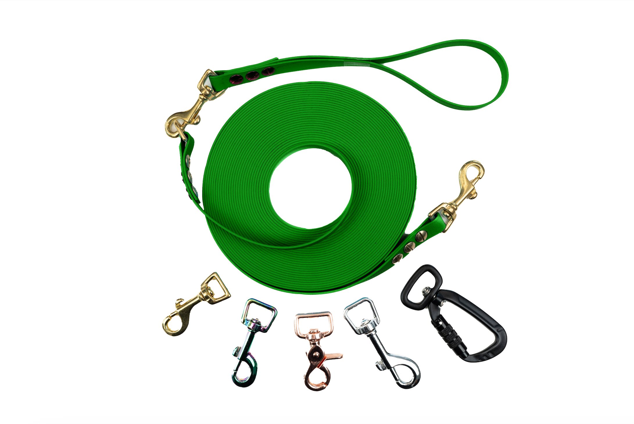 Schleppleine mit abnehmbarer Handschlaufe Olive