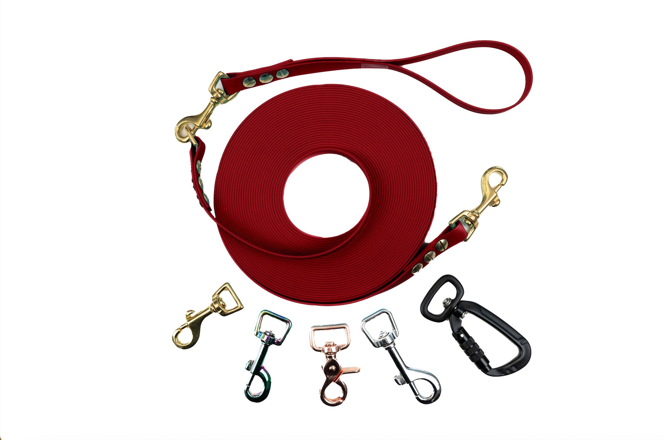 Schleppleine mit abnehmbarer Handschlaufe Bordeaux