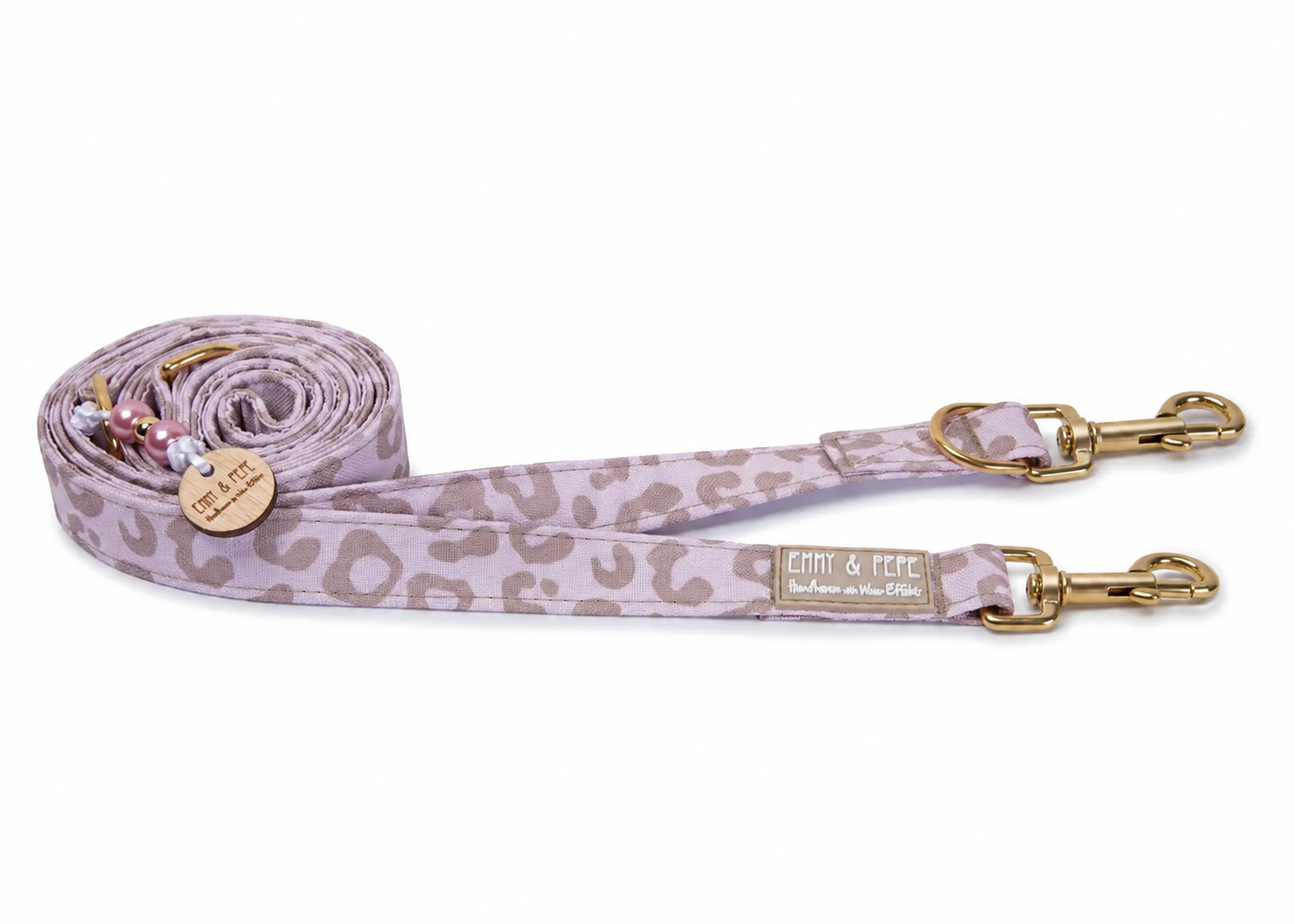 Leo Cream dog leash