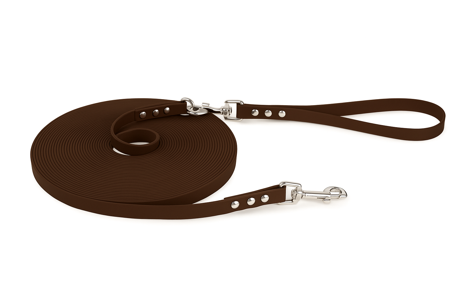 Schleppleine Superflex Dunkelbraun