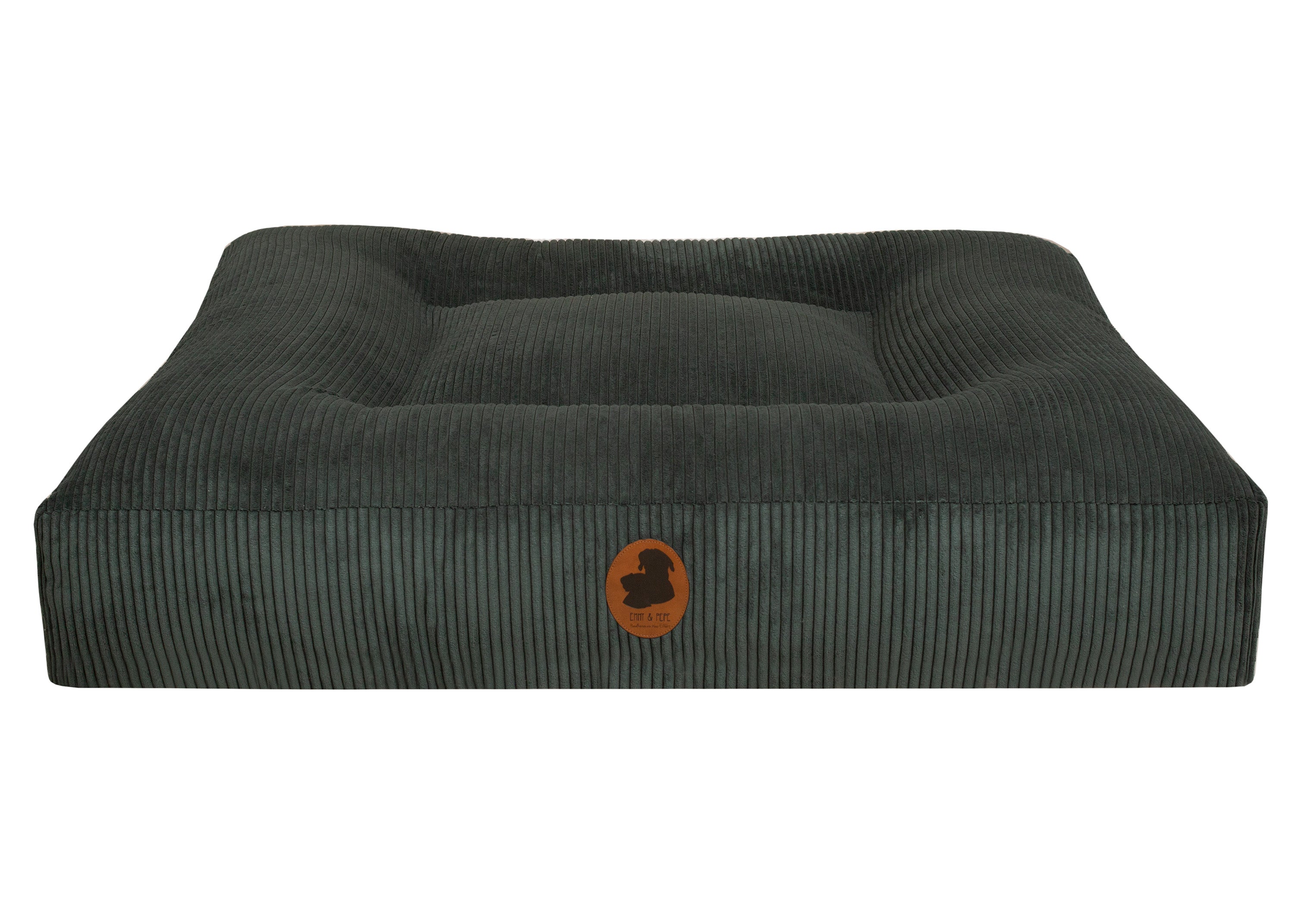 Wau-Bed orthopädisches Hundebett Cord Green / Oval / S (80x60cm),Green / Oval / M (100x80cm),Green / Oval / L (120x100cm),Green / Oval / XL (140x120cm),Green / Eckig / S (80x60cm),Green / Eckig / M (100x80cm),Green / Eckig / L (120x100cm),Green / Eckig / XL (140x120cm) Dark Slate Gray