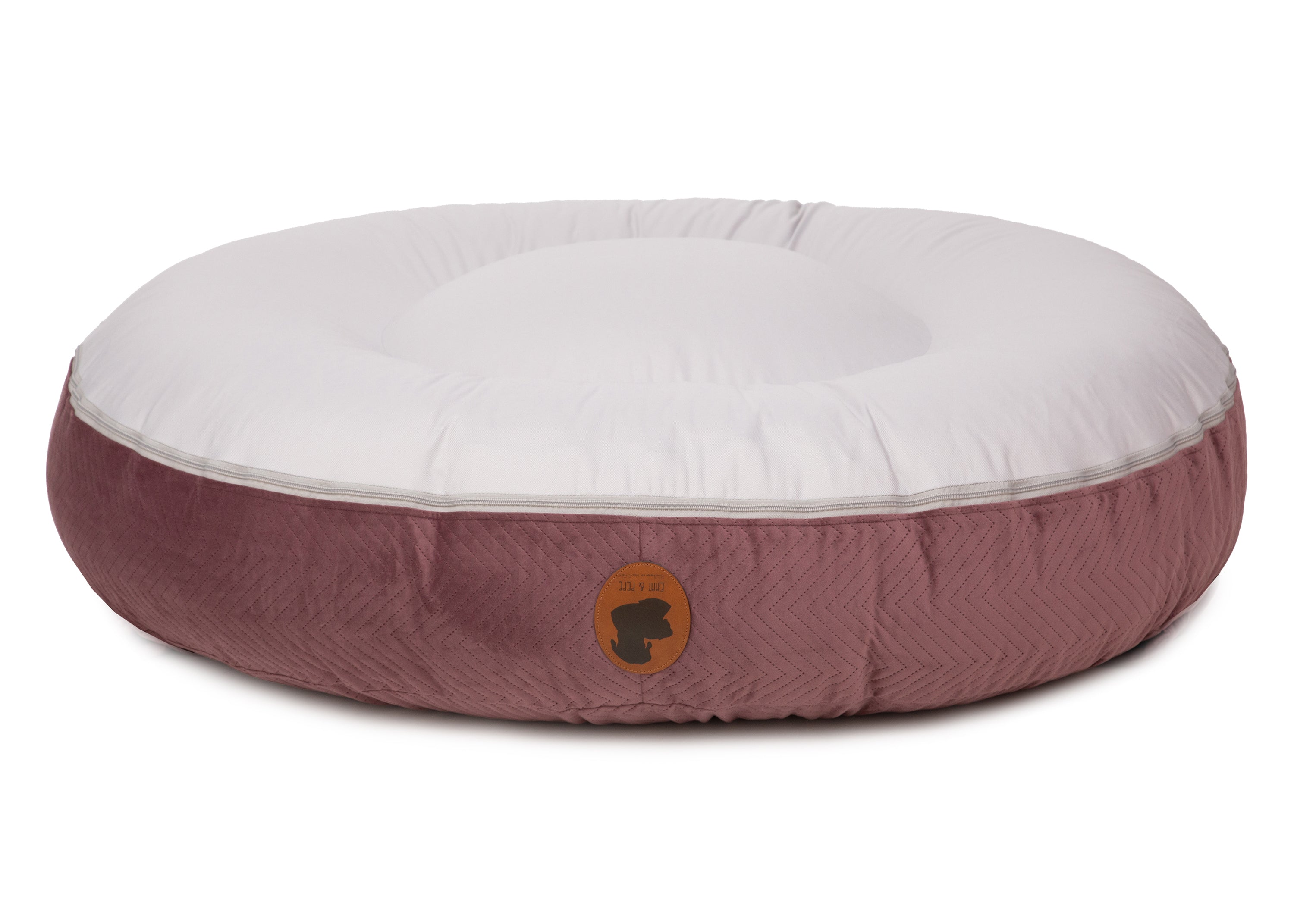 Wechselbezug orthopädisches Hundebett mit Höhle ZickZack Taupe / Oval / S (80x60cm),Taupe / Oval / M (100x80cm),Taupe / Oval / L (120x100cm),Taupe / Oval / XL (140x120cm),Taupe / Eckig / S (80x60cm),Taupe / Eckig / M (100x80cm),Taupe / Eckig / L (120x100cm),Taupe / Eckig / XL (140x120cm),Dark Grey / Oval / S (80x60cm),Dark Grey / Oval / M (100x80cm),Dark Grey / Oval / L (120x100cm),Dark Grey / Oval / XL (140x120cm),Dark Grey / Eckig / S (80x60cm),Dark Grey / Eckig / M (100x80cm),Dark Grey / Eckig / L (120x1