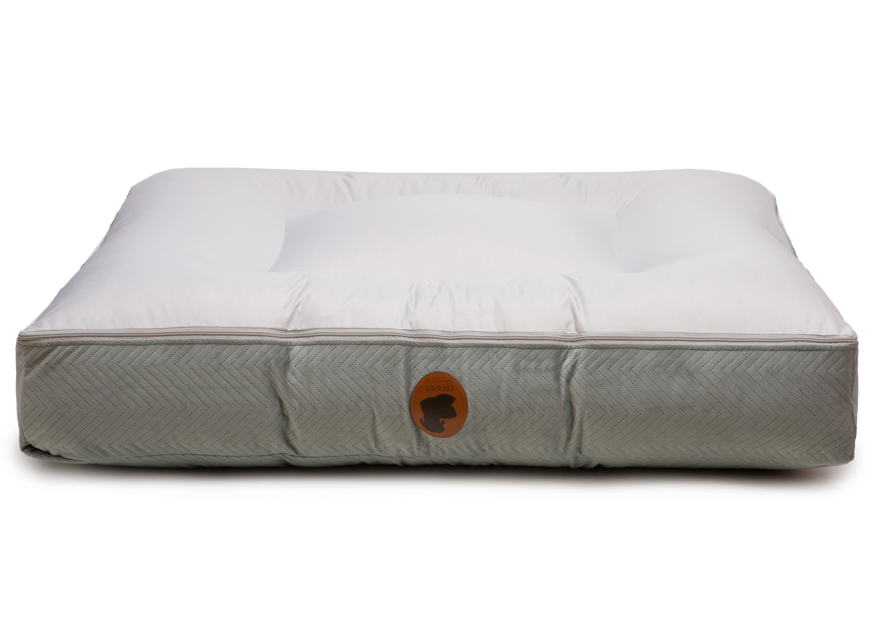 Wechselbezug orthopädisches Hundebett mit Höhle ZickZack Taupe / Oval / S (80x60cm),Taupe / Oval / M (100x80cm),Taupe / Oval / L (120x100cm),Taupe / Oval / XL (140x120cm),Taupe / Eckig / S (80x60cm),Taupe / Eckig / M (100x80cm),Taupe / Eckig / L (120x100cm),Taupe / Eckig / XL (140x120cm),Dark Grey / Oval / S (80x60cm),Dark Grey / Oval / M (100x80cm),Dark Grey / Oval / L (120x100cm),Dark Grey / Oval / XL (140x120cm),Dark Grey / Eckig / S (80x60cm),Dark Grey / Eckig / M (100x80cm),Dark Grey / Eckig / L (120x1