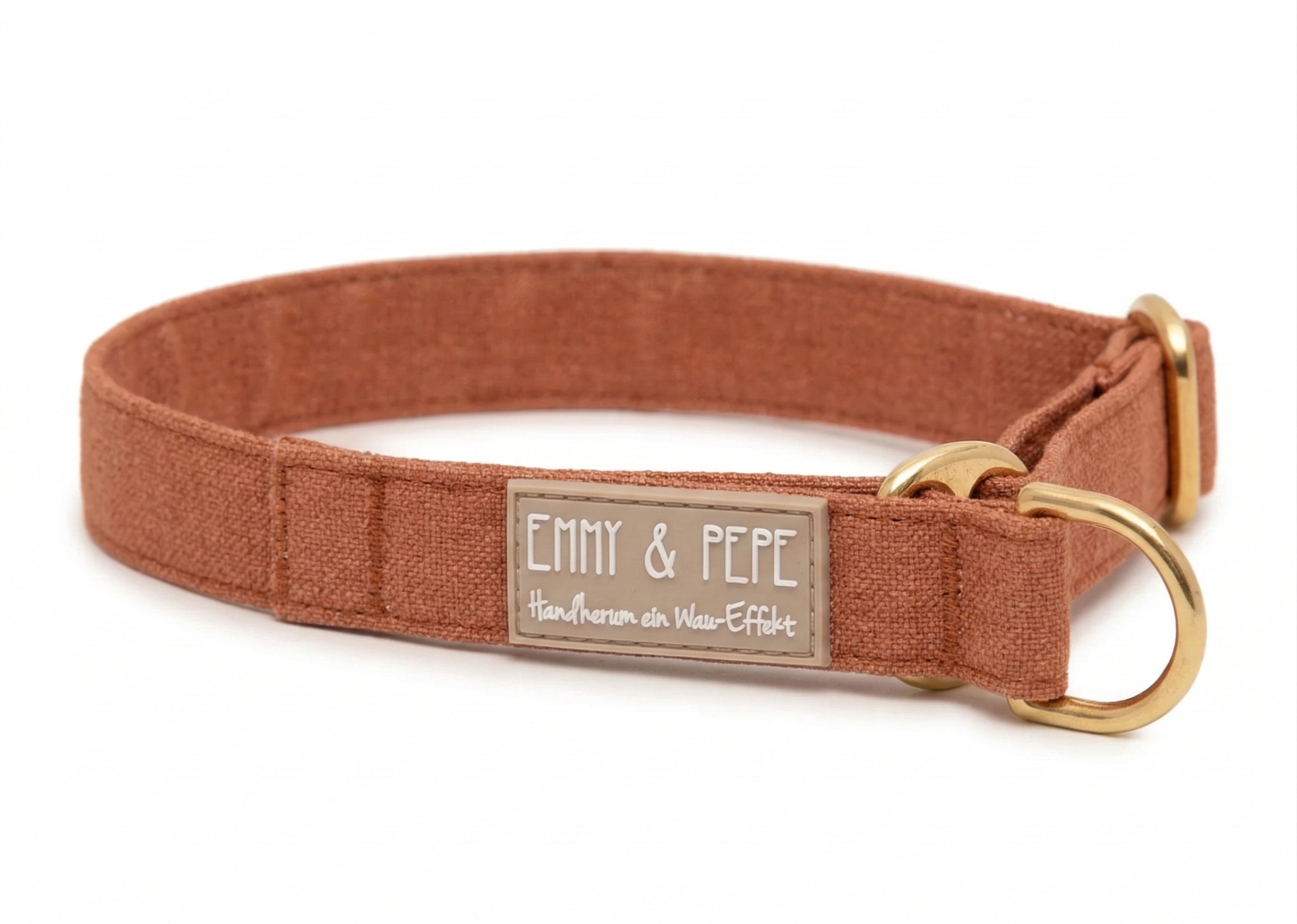 Zugstopp-Halsband Cinnamon