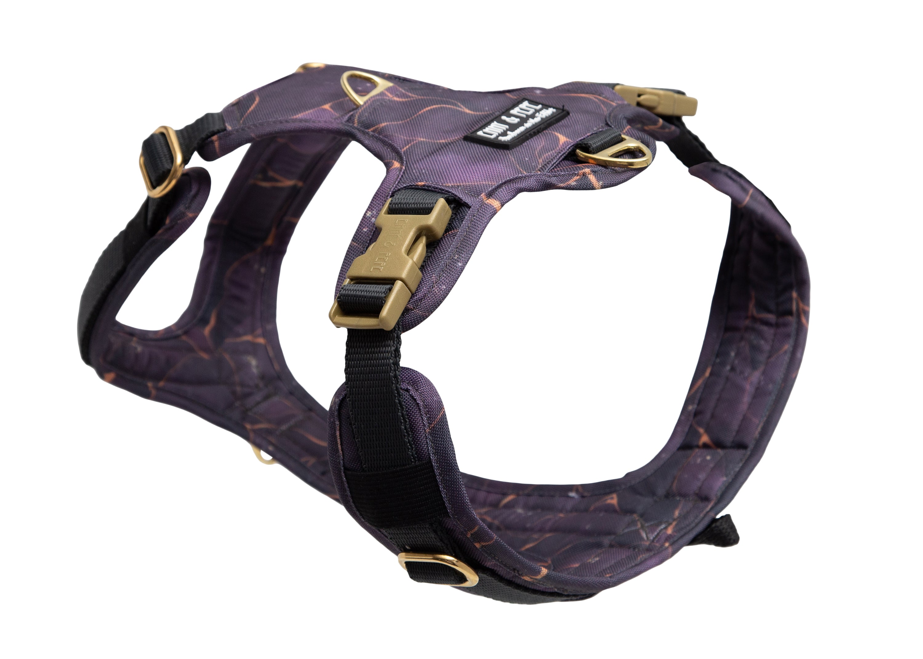 Golden Plum dog harness