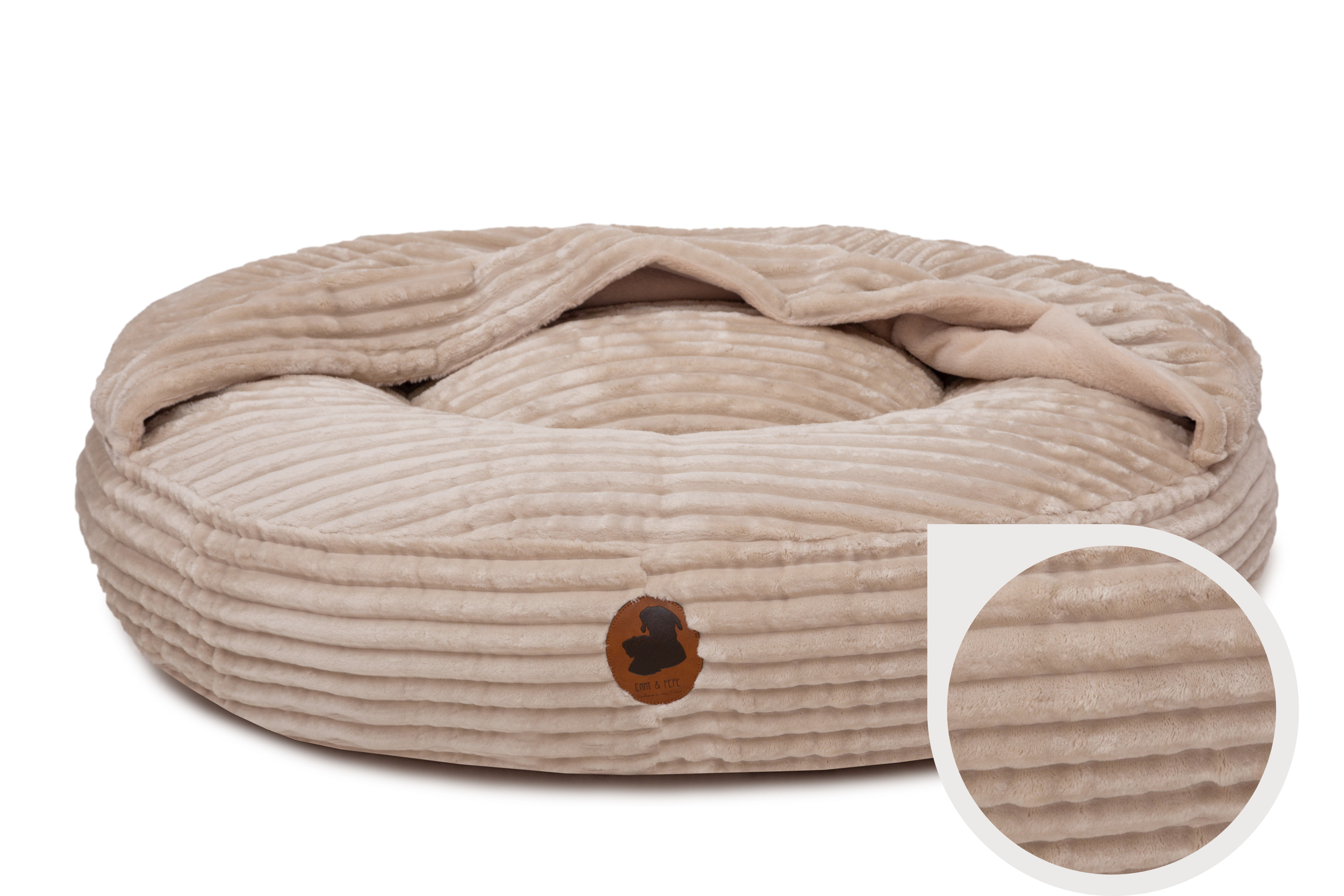 Wau-Bed mit Höhle Kuschelcord