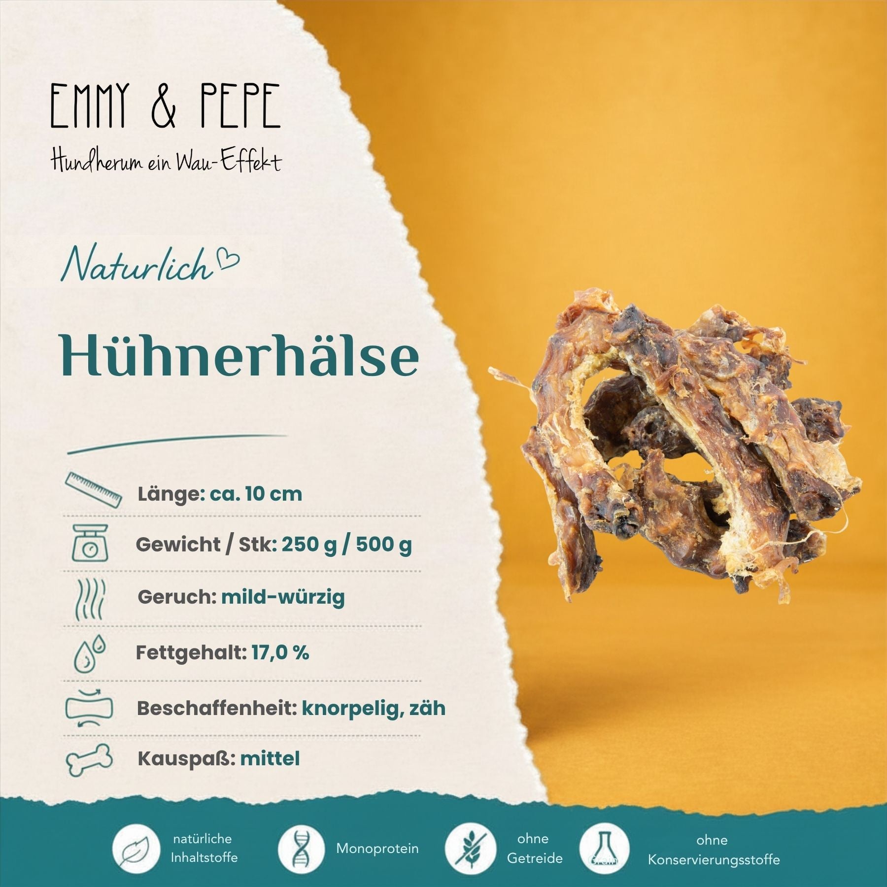 Wau-Knabber Hühnerhälse