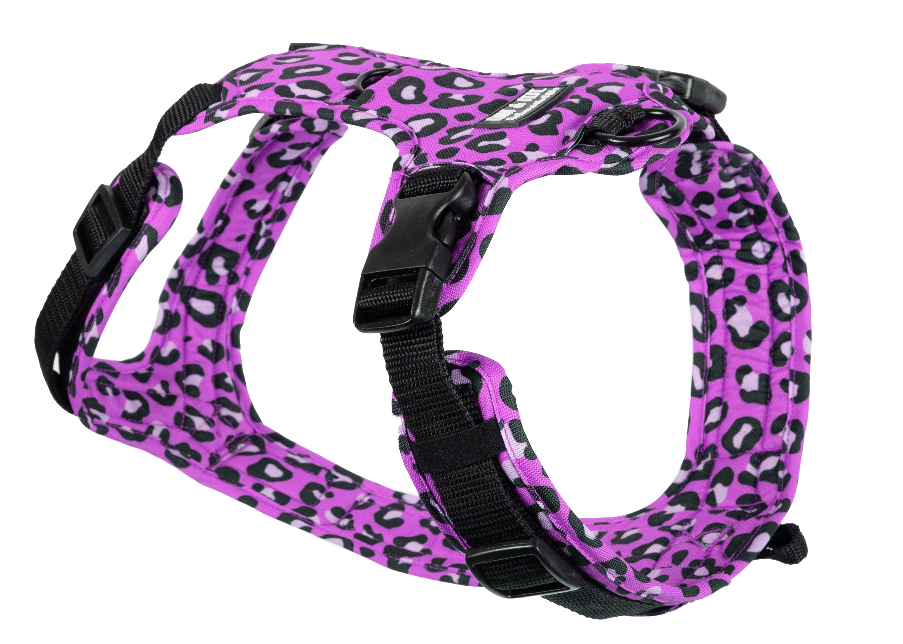 Hundegeschirr Leo Fuchsia Rückenansicht