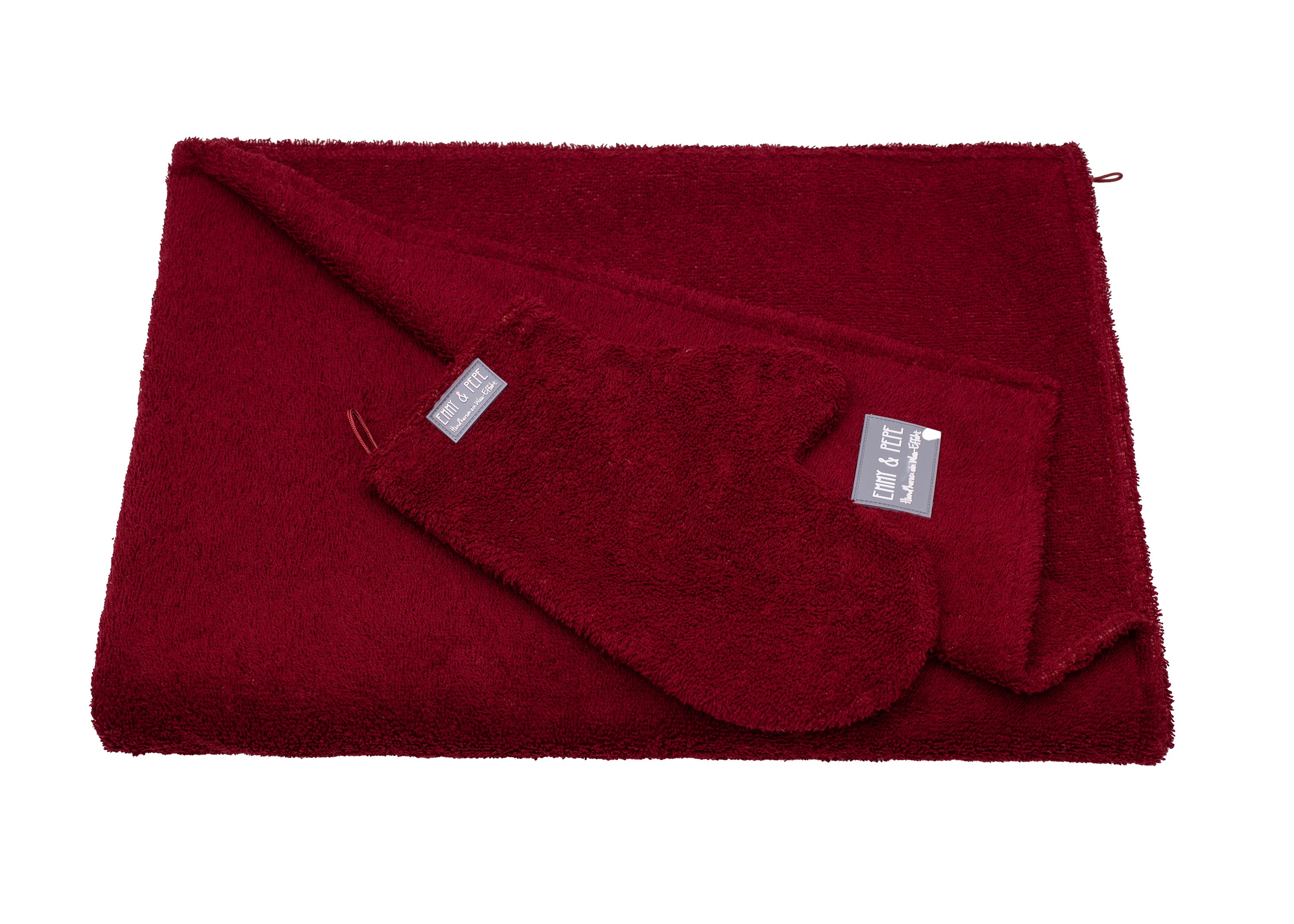 Hundehandtuch aus Bambusfaser, Modell Beere