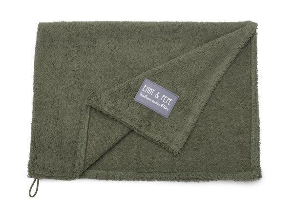 Wauktion Hundehandtuch Olive S(70x50cm)