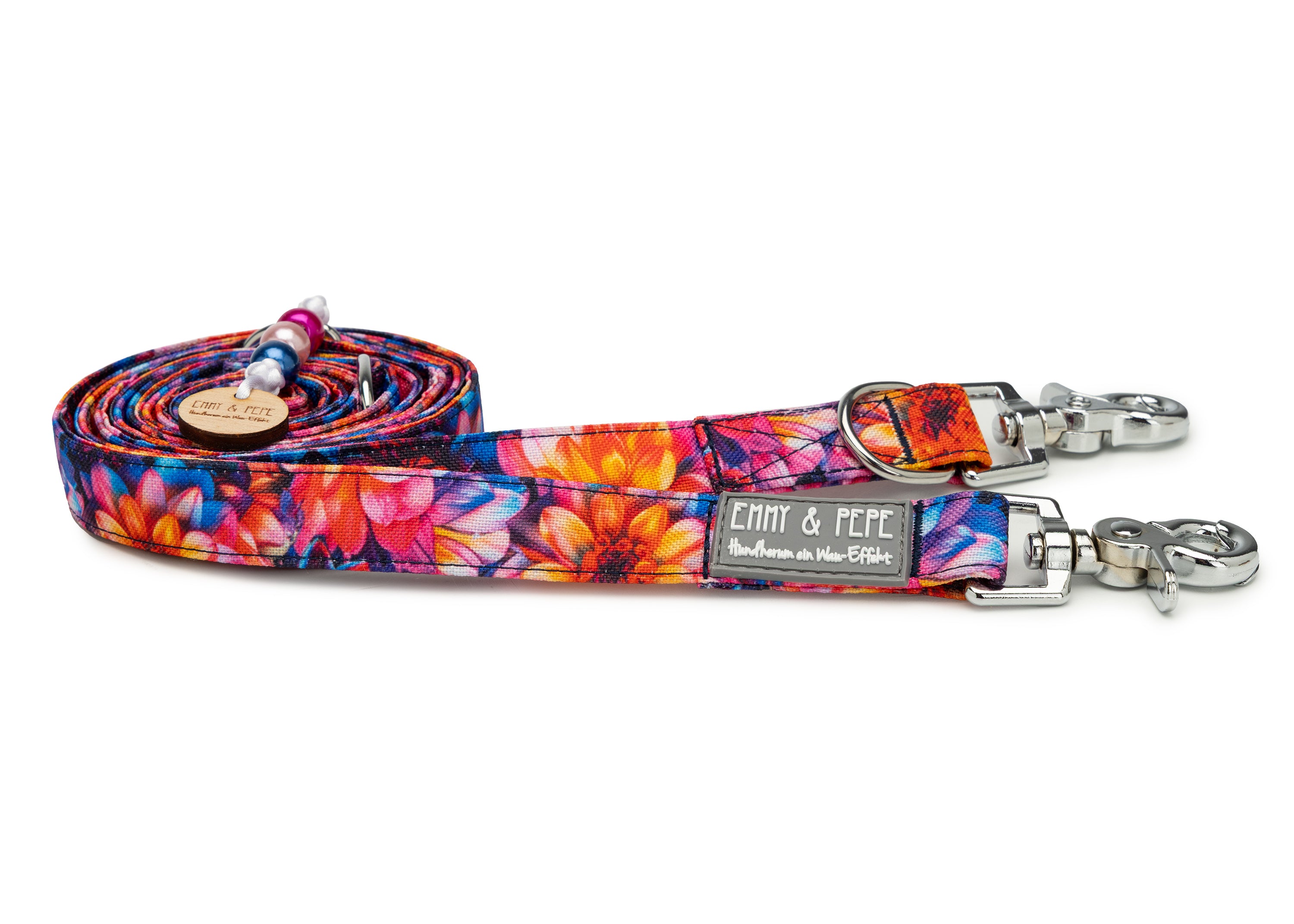 Wau-Move Hundeleine Dahlia von EMMY & PEPE – dreifach verstellbar