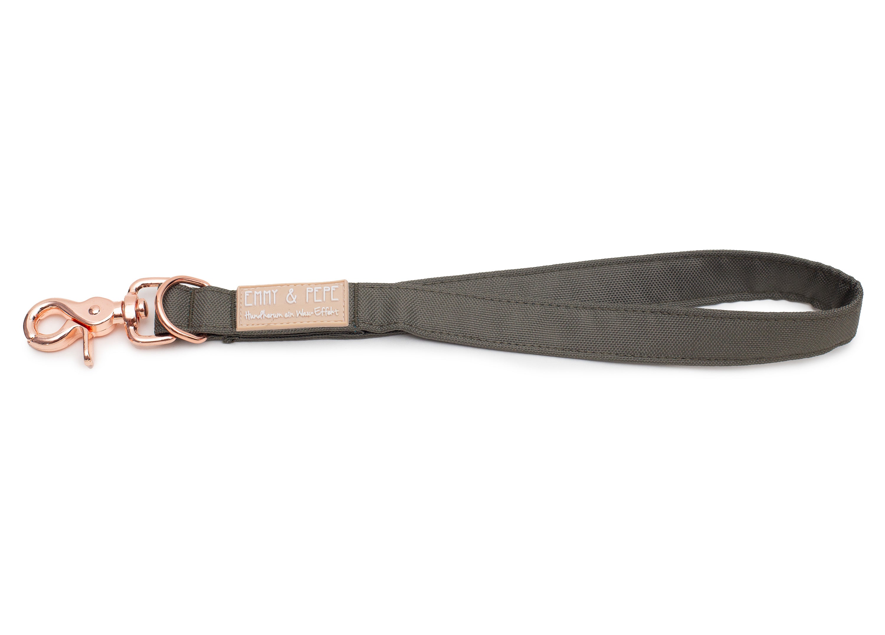 Kurzführer für Hunde Lotte Dark Olive Green