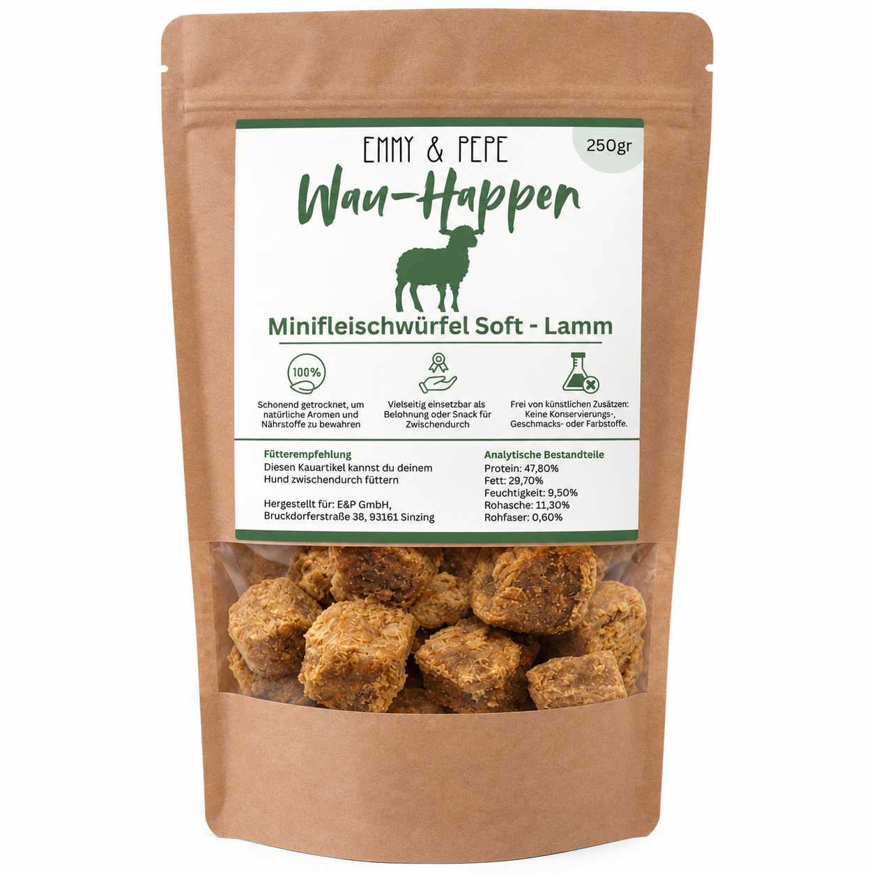 Wau-Happen Lammfleisch-Miniwürfel Soft