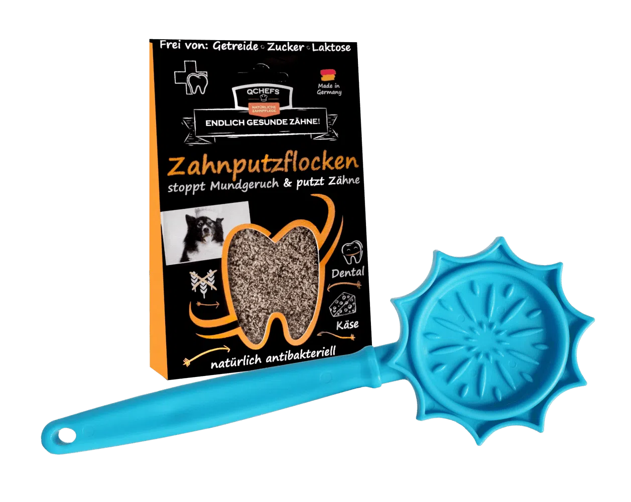 QCHEFS Lick Stick Bundle Blau (Zahnputzflocken)