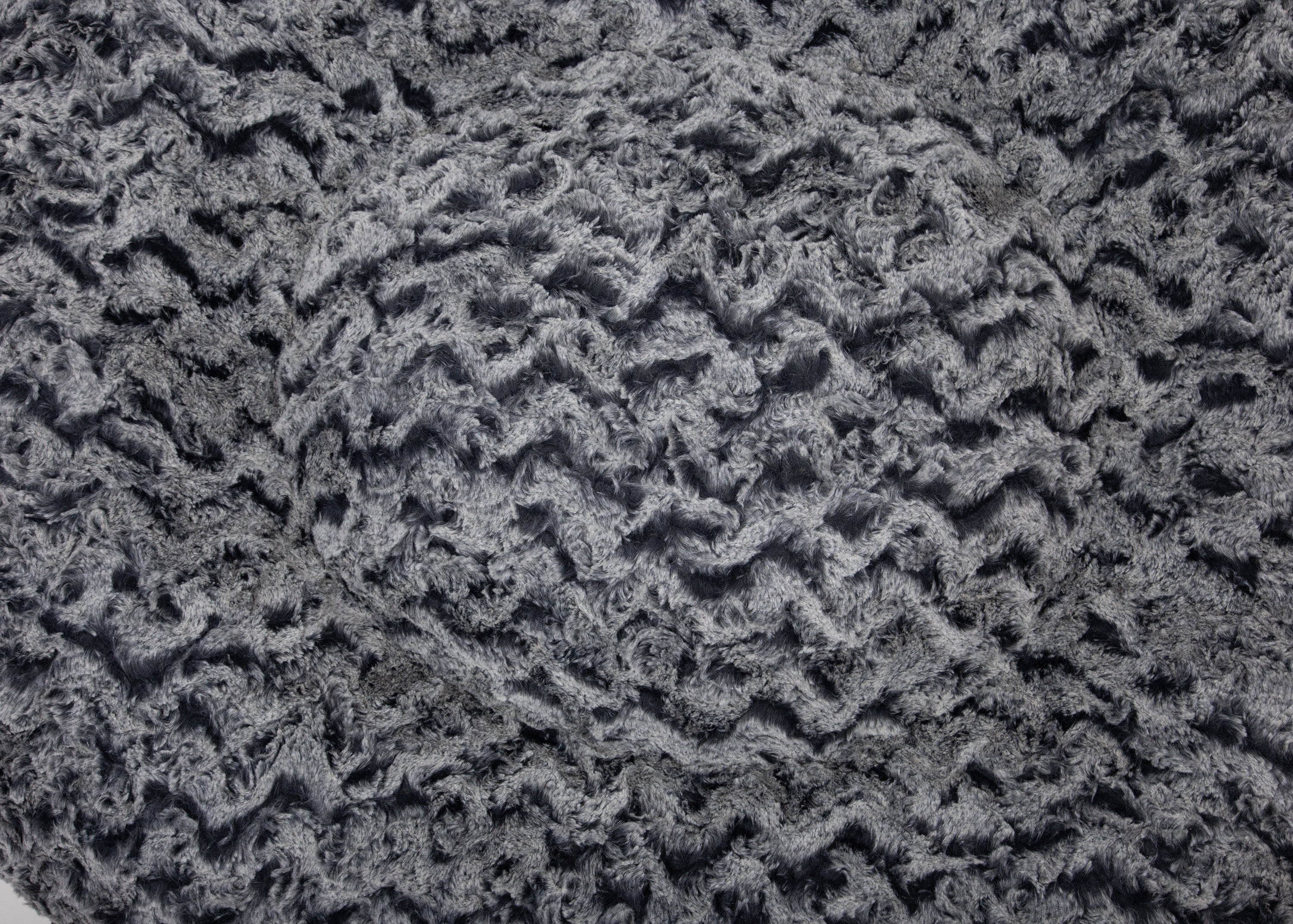 Wechselbezug für orthopädisches Hundebett Black Wave Oval /