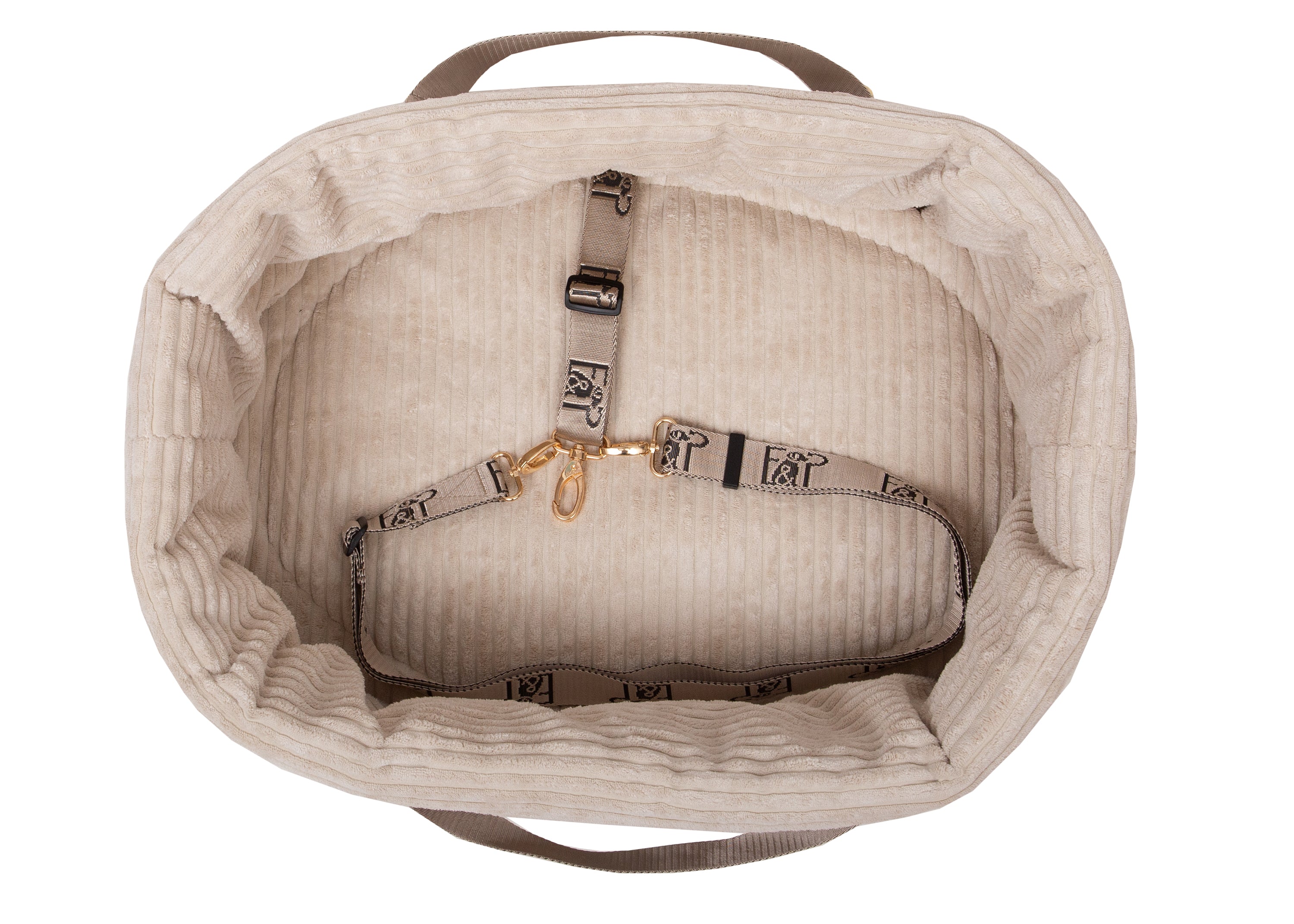 Wau-Snuggle Reisekörbchen Heidi Oval Ansicht von oben