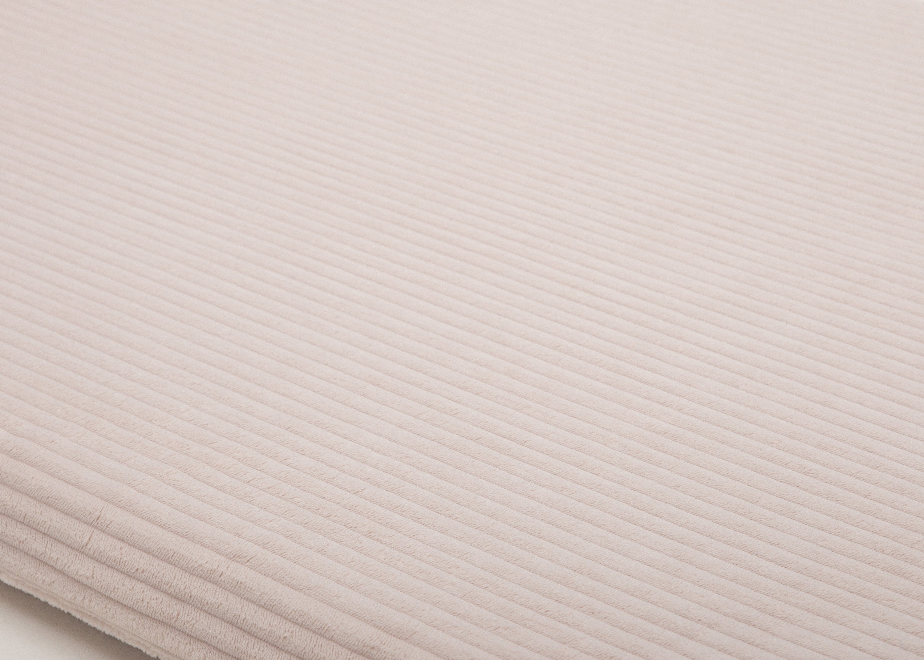 orthopädische Matte für Wau-Snuggle in Cord Creme in Eckig Detailaufnahme des Stoffes- als zusätzliche Einlage fürs Reisebett