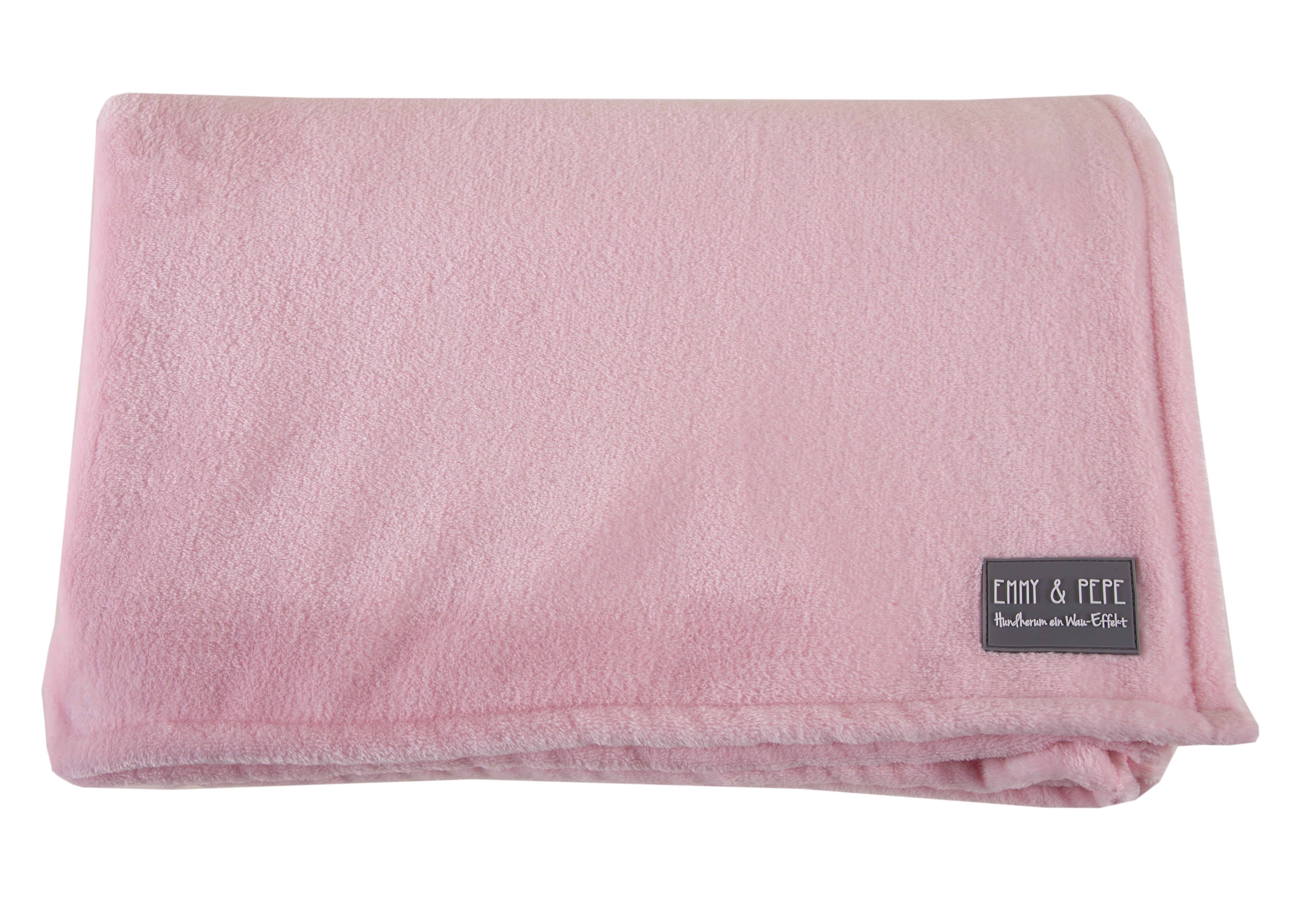 Wau-Plaid Sofadecke Rosa