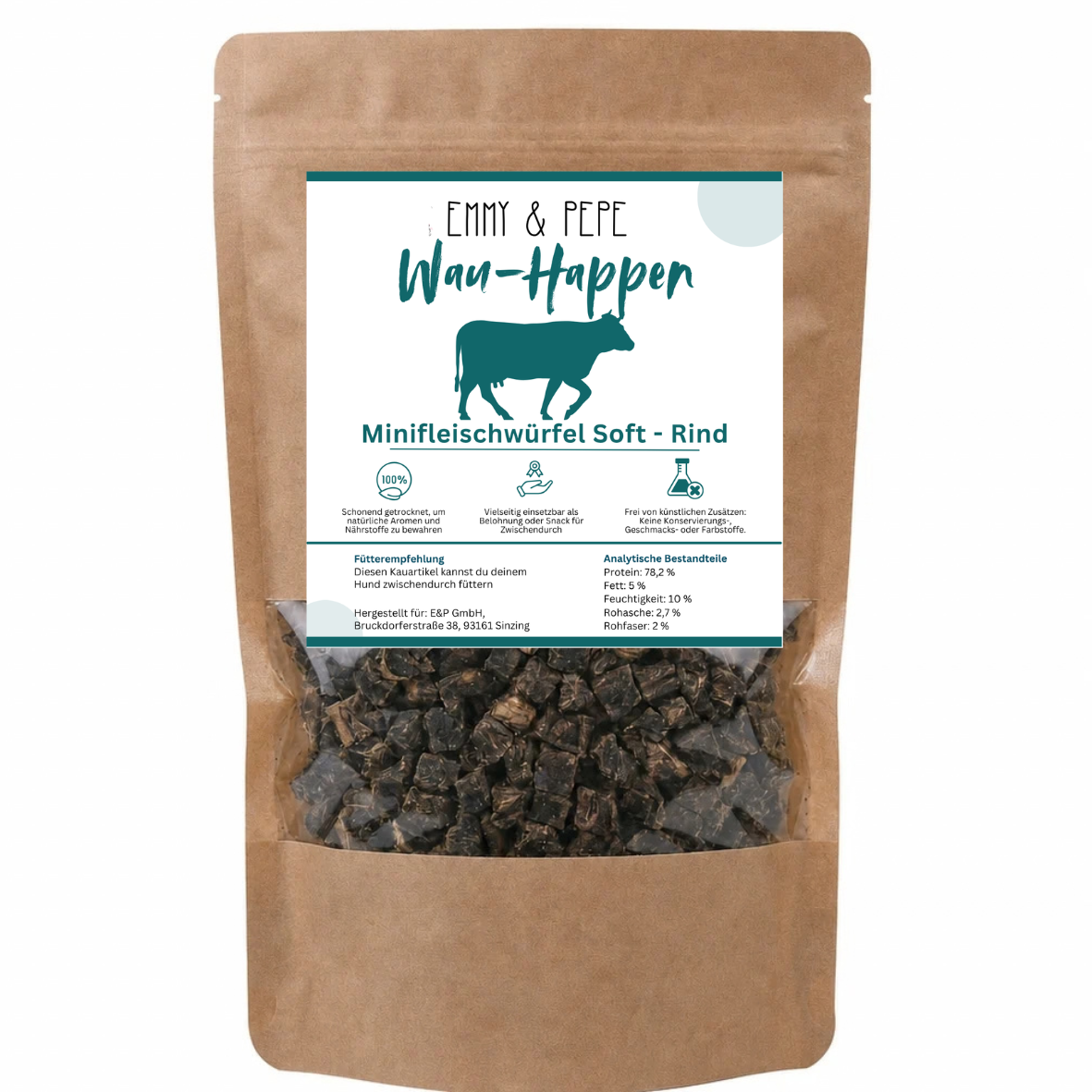 Wau-Happen Rindfleisch-Miniwürfel Soft