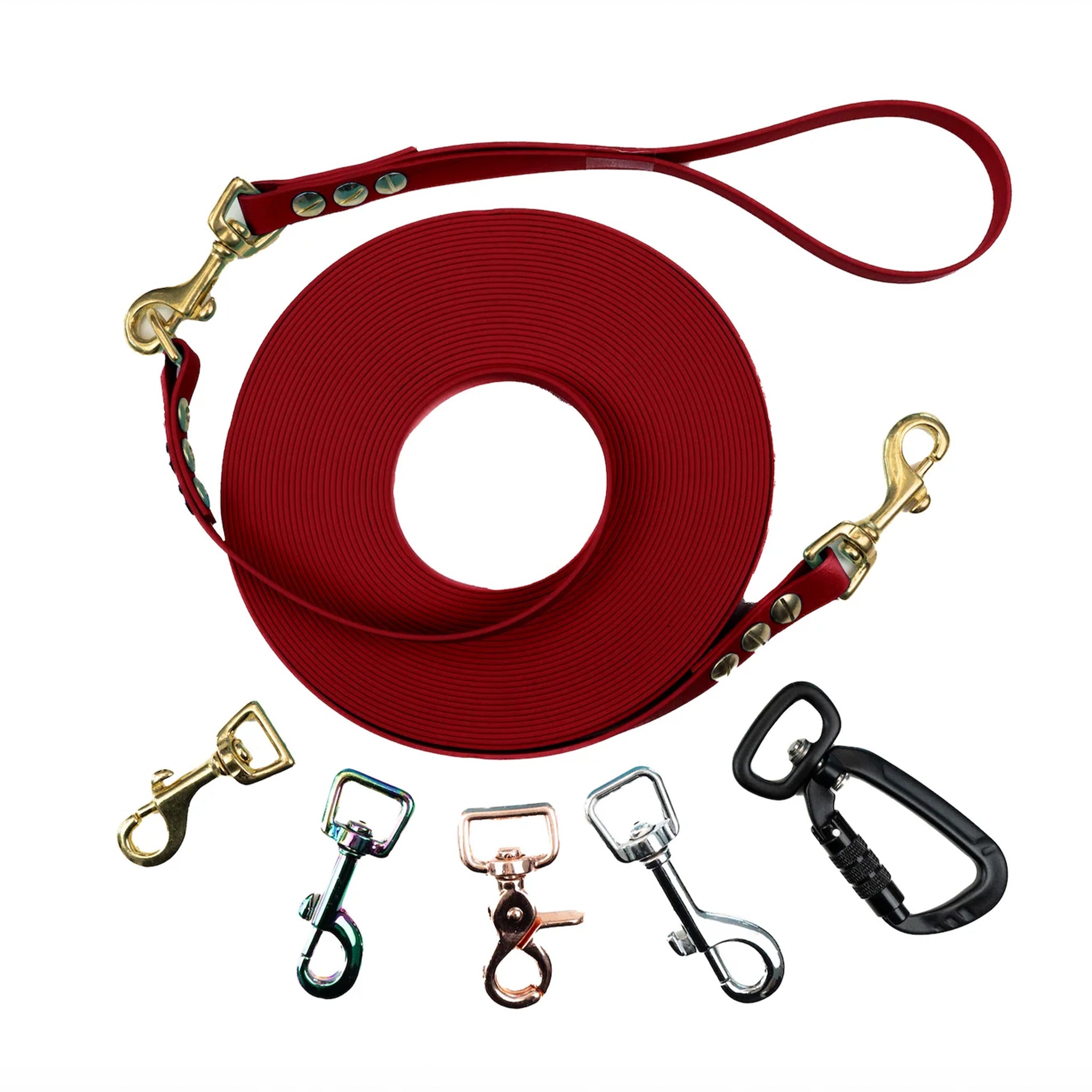Schleppleine mit abnehmbarer Handschlaufe Bordeaux