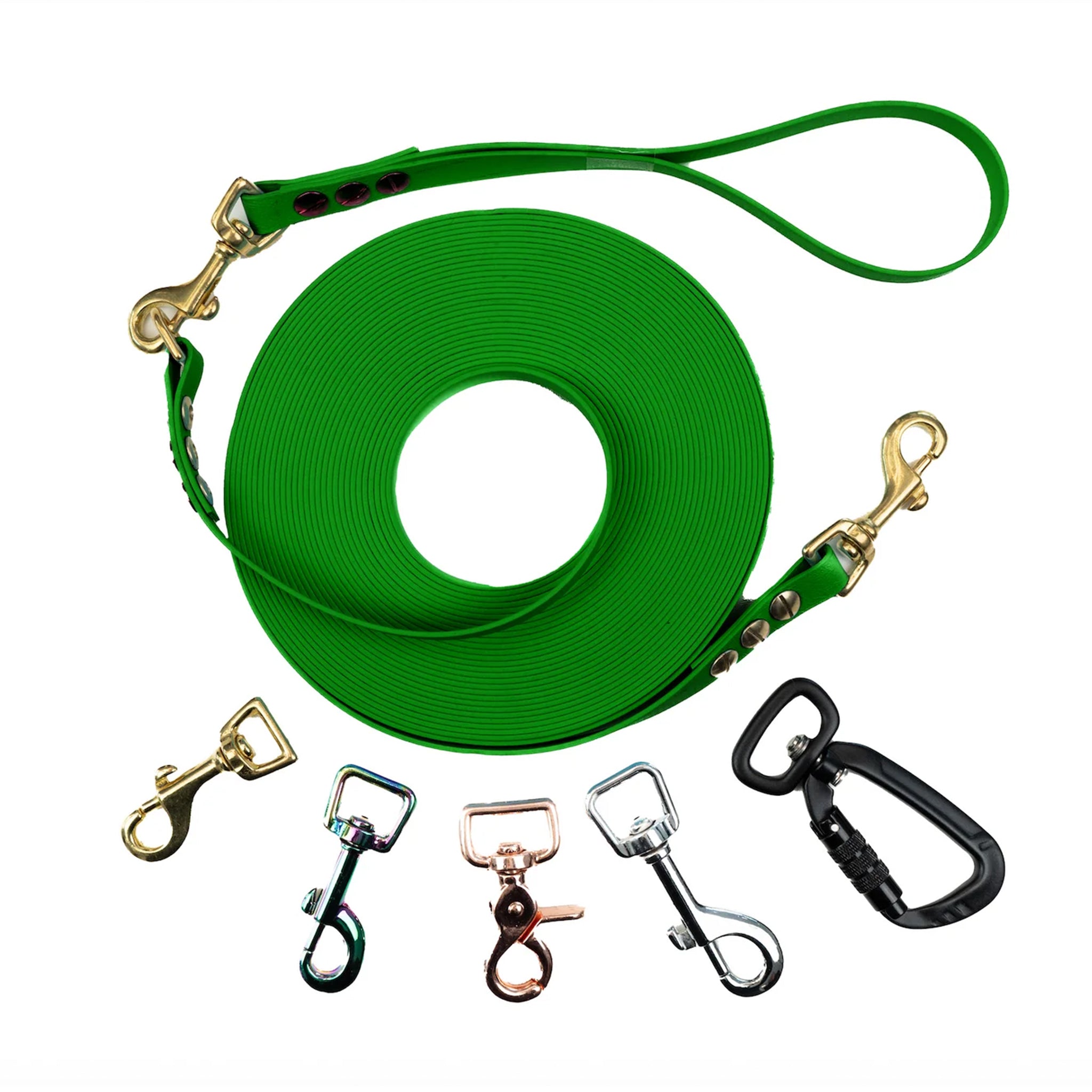 Schleppleine mit abnehmbarer Handschlaufe Olive