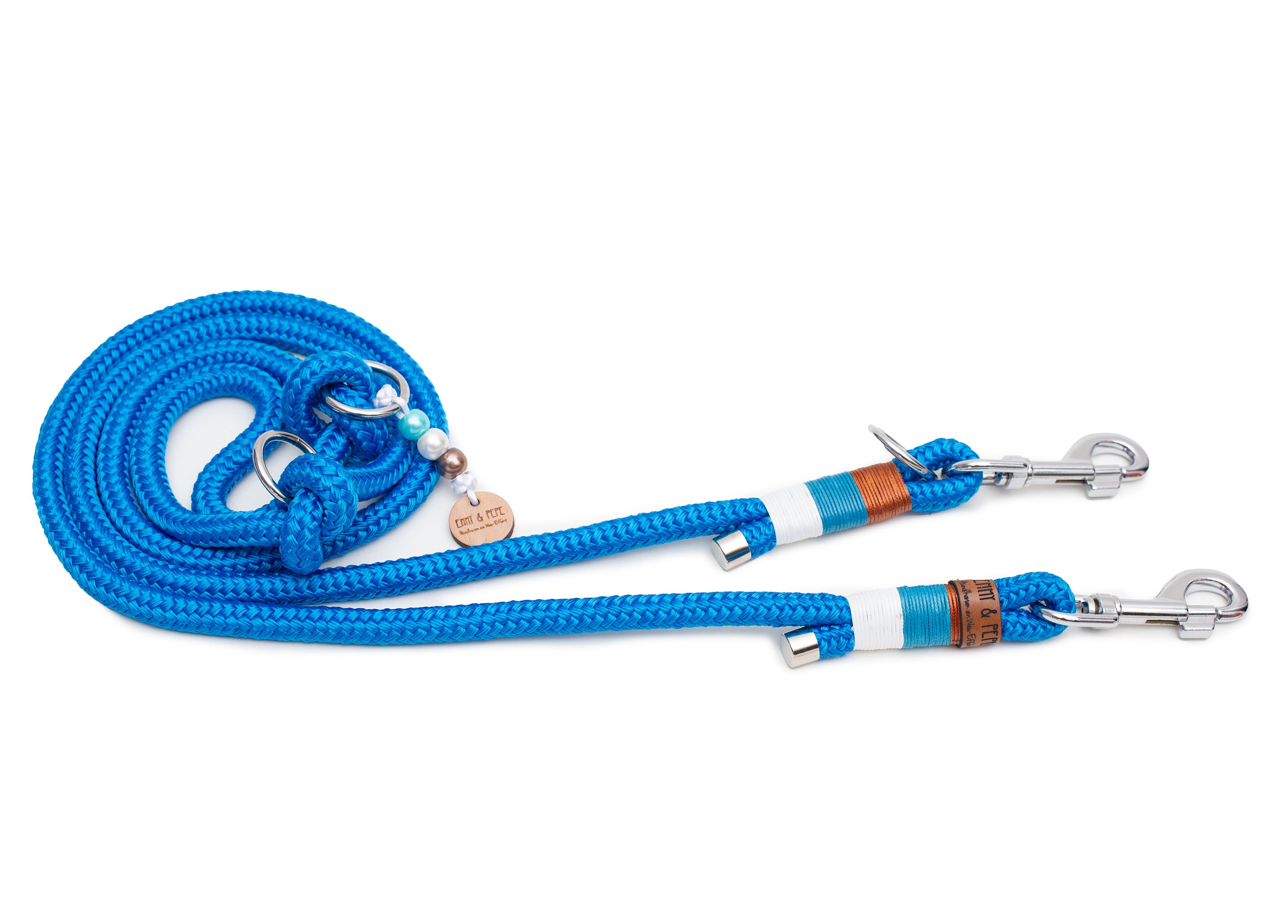 Tauleine für Hunde, Modell Matrose, Farbe: blau, für große und kleine Hunde