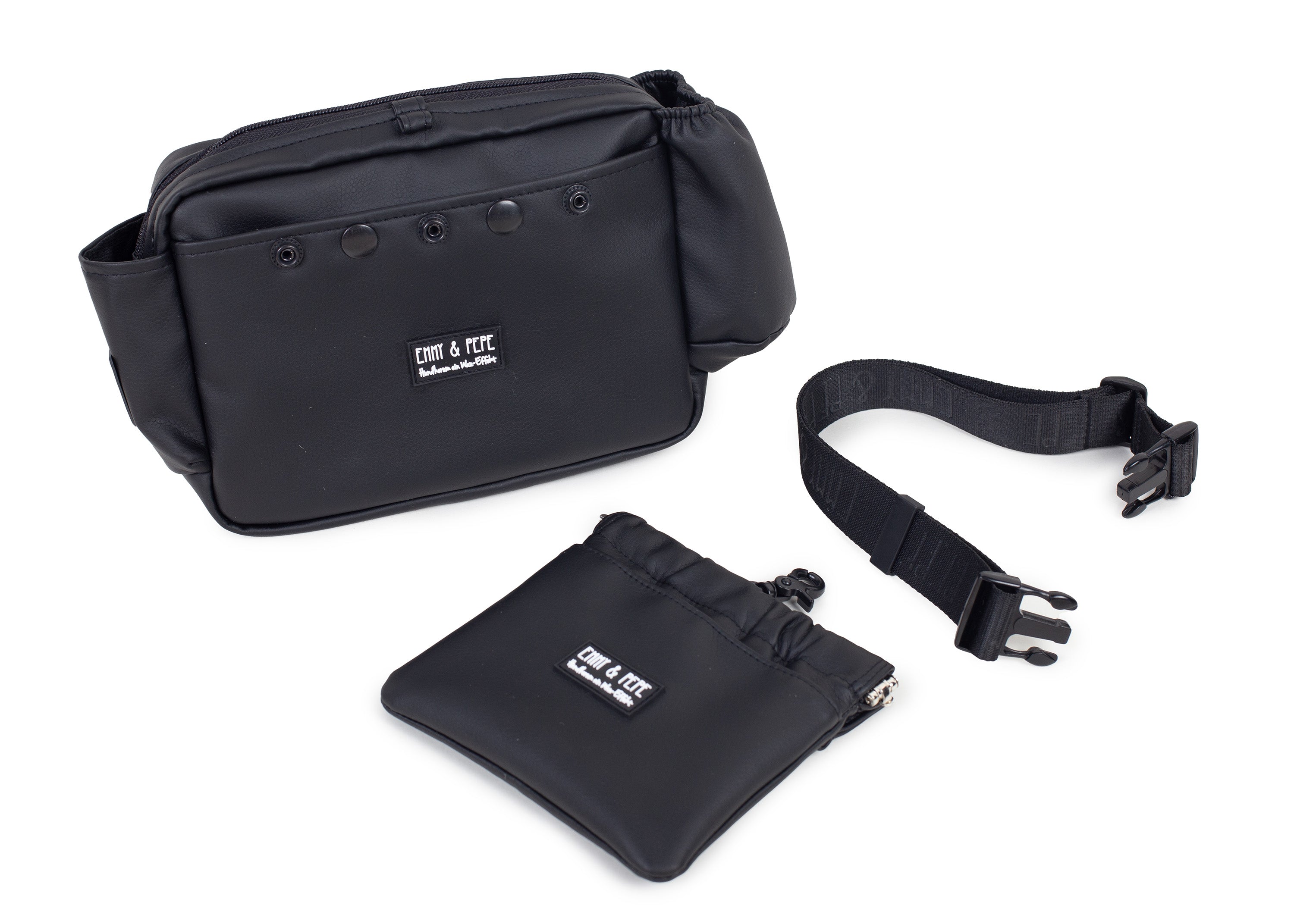 Wau-Pack Kunstleder Hans in Black