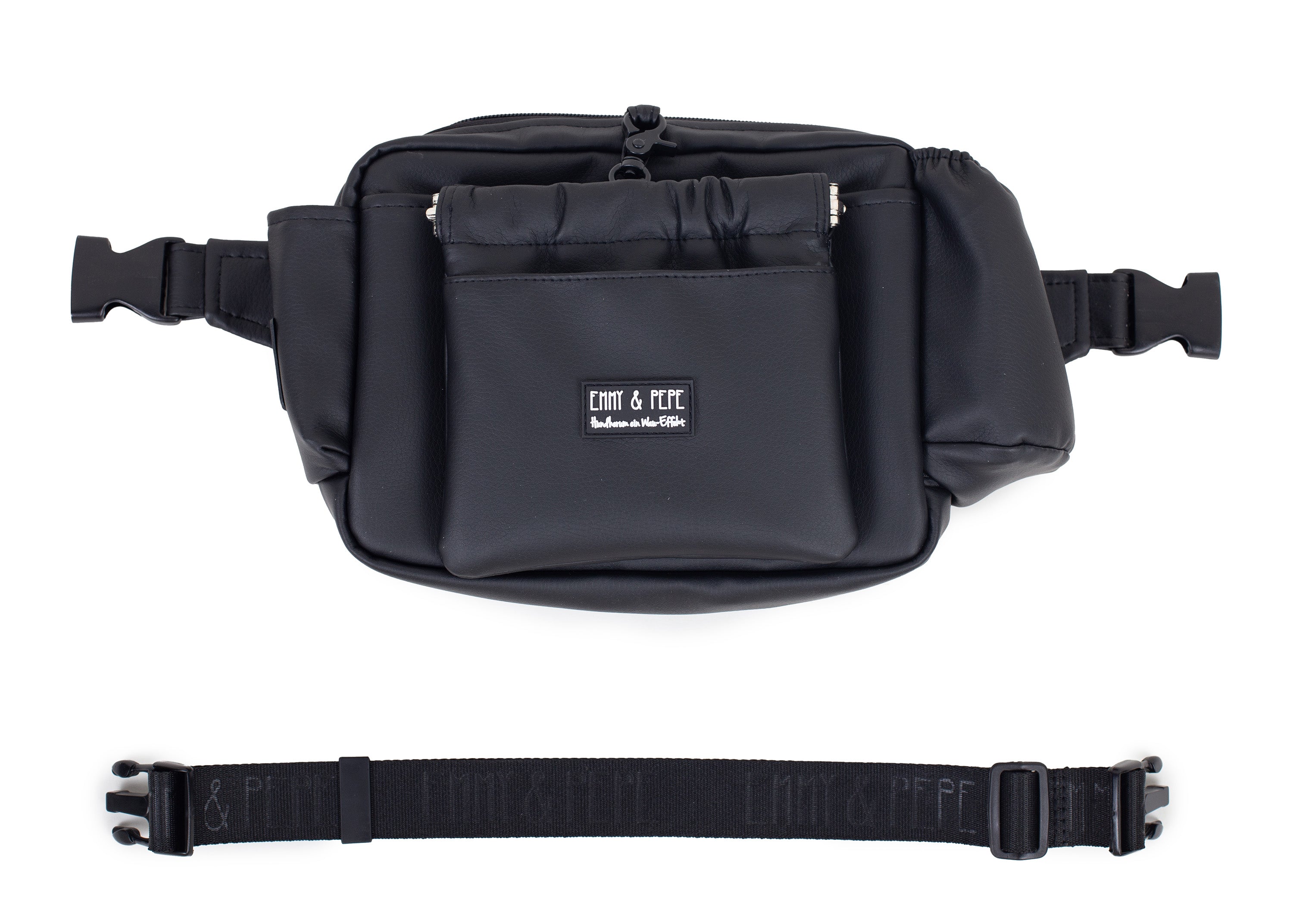 Wau-Pack Kunstleder Hans in Black