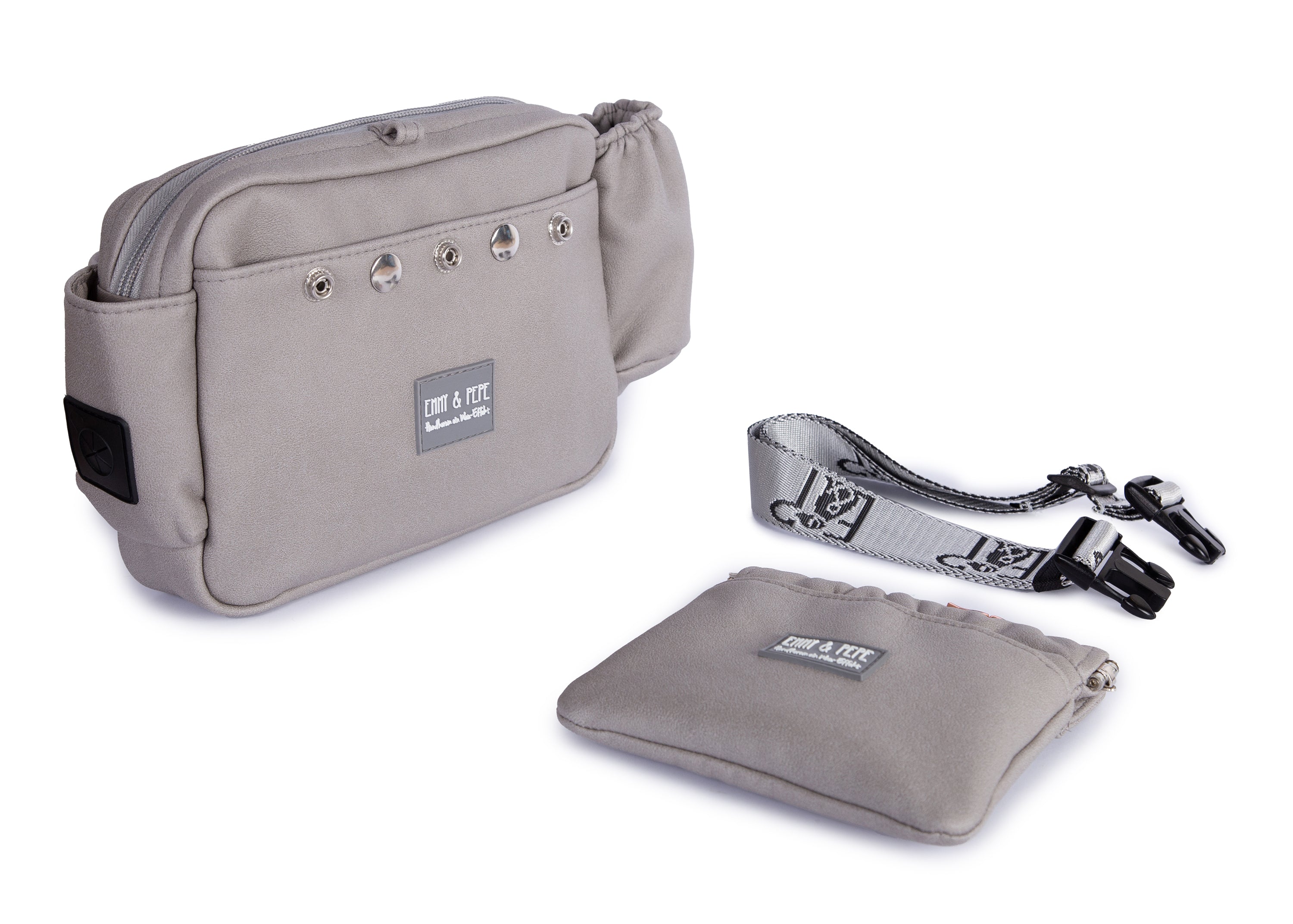 Wau-Pack Wildleder Silber