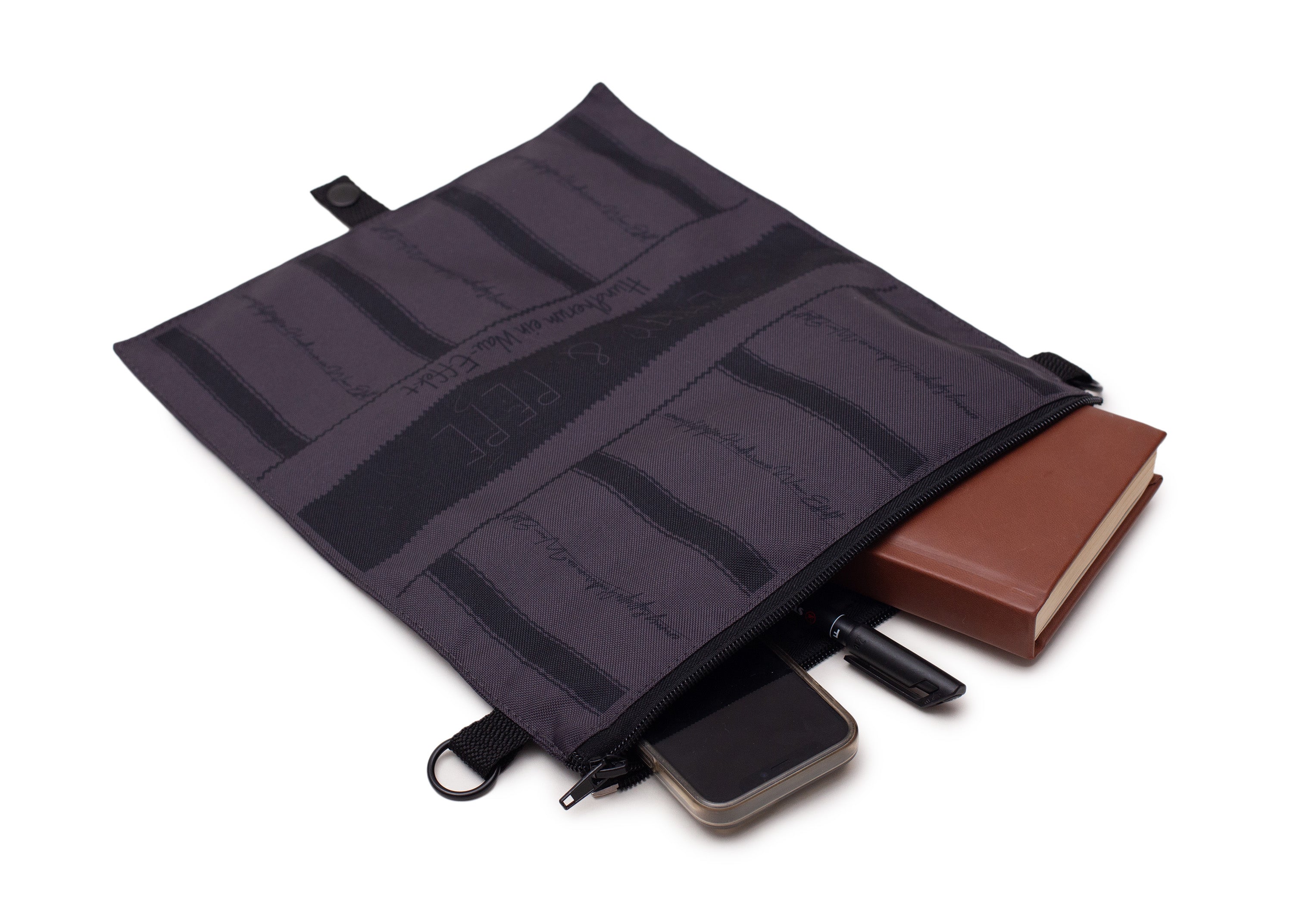 Wau-Backpack Hundereisedecke Fröhliches Schwarz S (80x60cm),M (100x80cm) Detailansicht Tasche