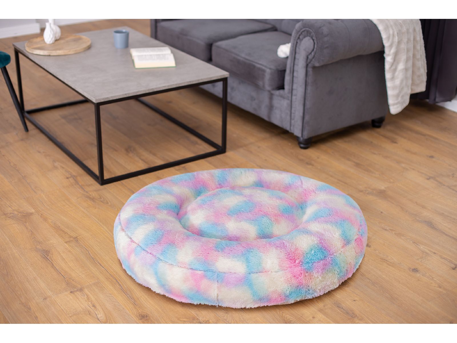 Wau-Bed orthopädisches Hundebett  LaLeLu Oval / Ansicht im Raum