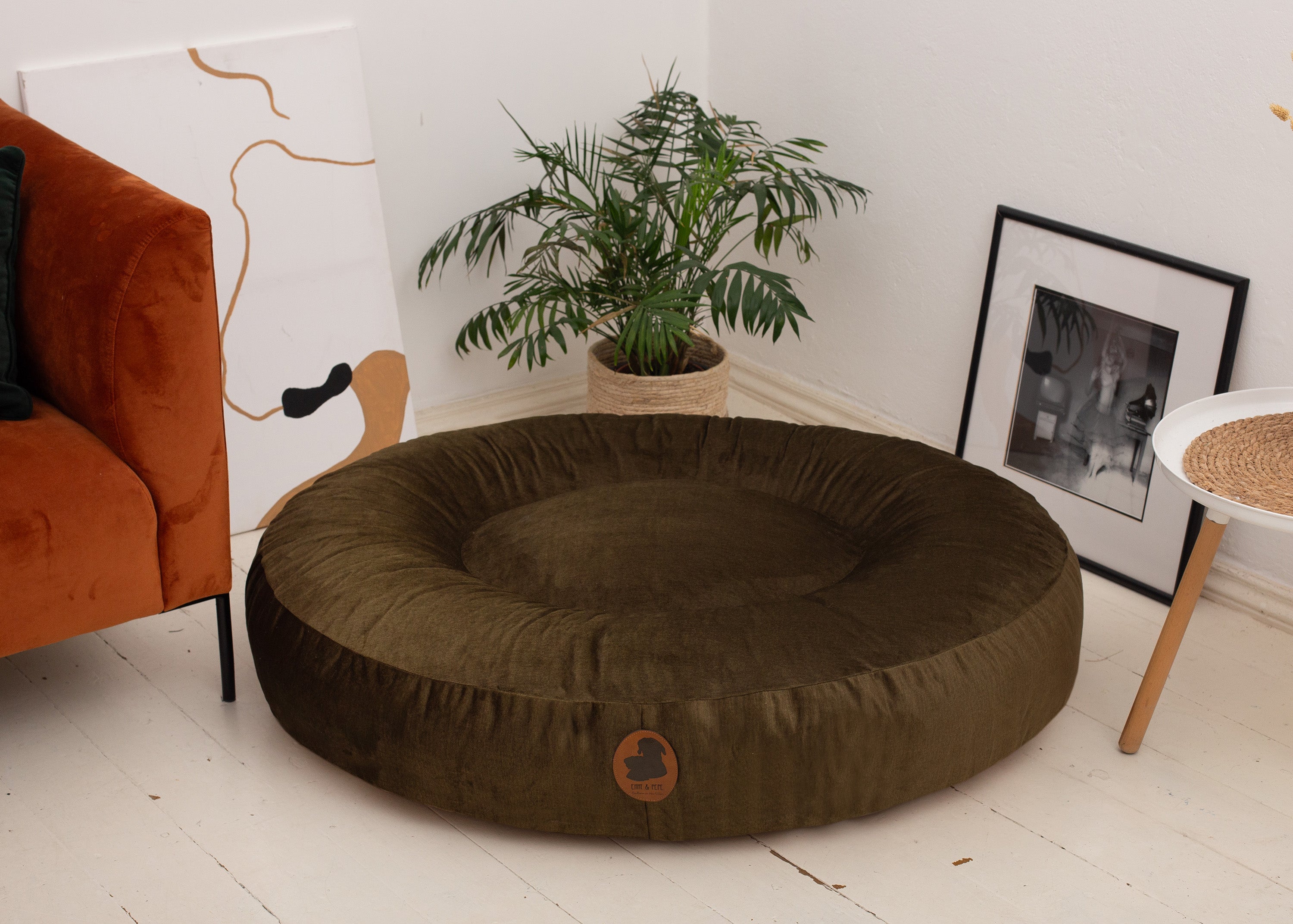 Wau-Bed orthopädisches Hundebett, Modell Pets Friendly, robuster Stoff, verschönert dein Zuhause und gibt deinem Hunde einen angenehmen Schlafplatz