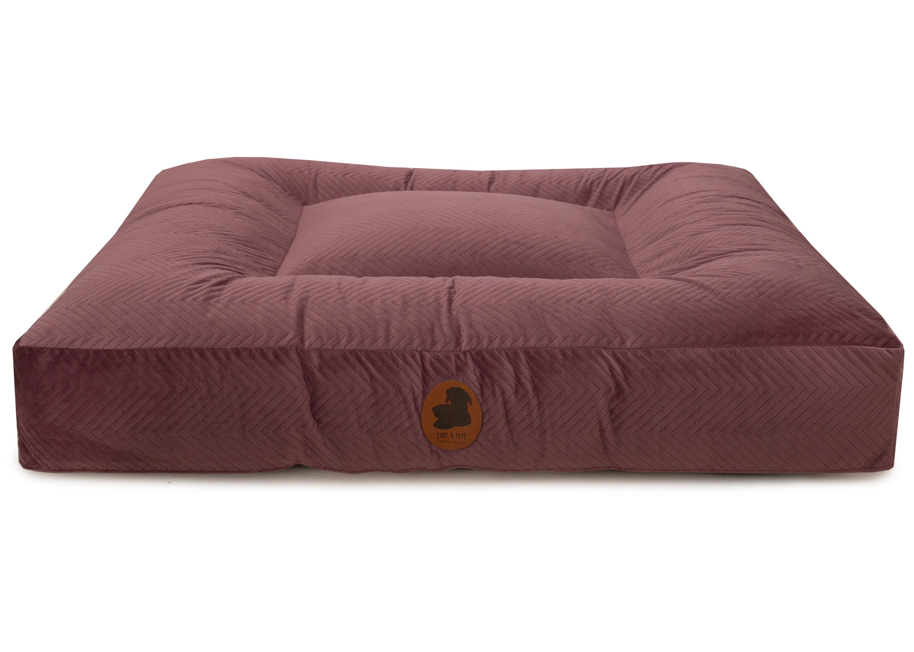 Wau-Bed ZickZack Dark Grey / Oval / S (80x60cm),Dark Grey / Oval / M (100x80cm),Dark Grey / Oval / L (120x100cm),Dark Grey / Oval / XL (140x120cm),Dark Grey / Eckig / S (80x60cm),Dark Grey / Eckig / M (100x80cm),Dark Grey / Eckig / L (120x100cm),Dark Grey / Eckig / XL (140x120cm),Mauve / Oval / S (80x60cm),Mauve / Oval / M (100x80cm),Mauve / Oval / L (120x100cm),Mauve / Oval / XL (140x120cm),Mauve / Eckig / S (80x60cm),Mauve / Eckig / M (100x80cm),Mauve / Eckig / L (120x100cm),Mauve / Eckig / XL (140x120cm)