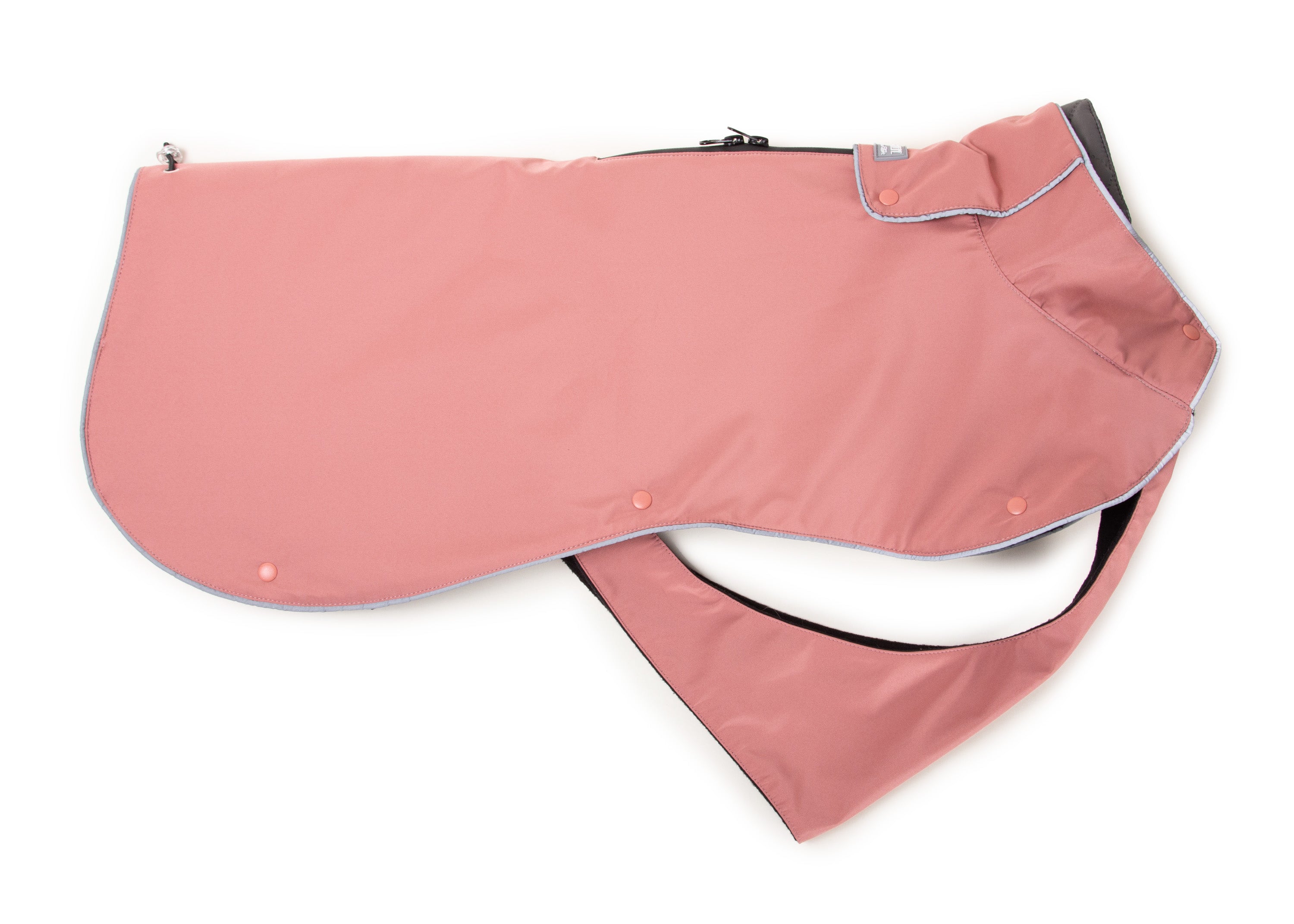 Wau-Coat 2 in 1 Hundemantel - geschützt bei Nässe und Kälte Rosa 30cm,35cm,40cm,45cm,50cm,55cm,60cm,65cm,70cm,75cm,80cm Dark Salmon