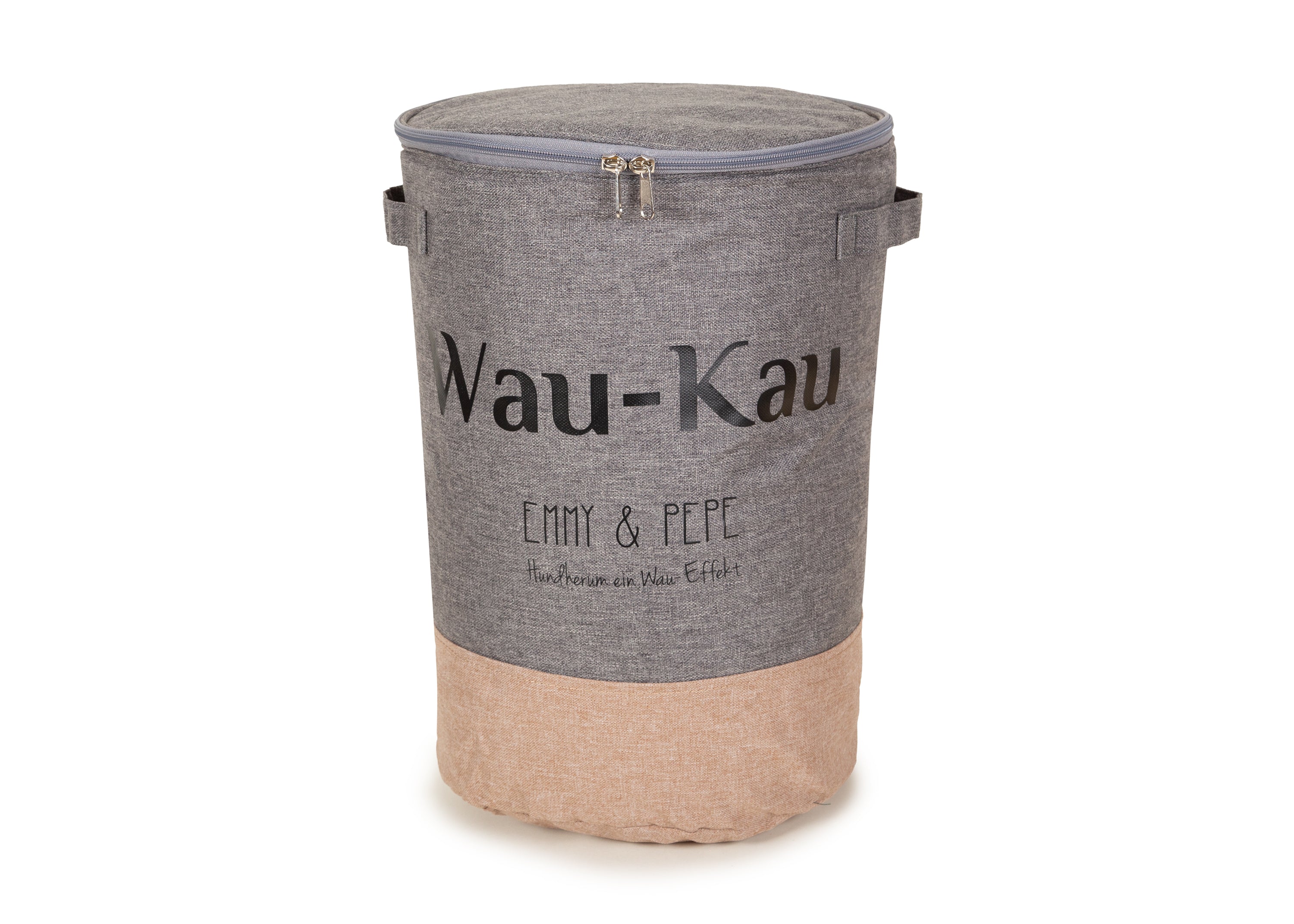 hundefutter aufbewahren Wau-Kau Futtersack Taupe I EMMY & PEPE – EMMY&PEPE